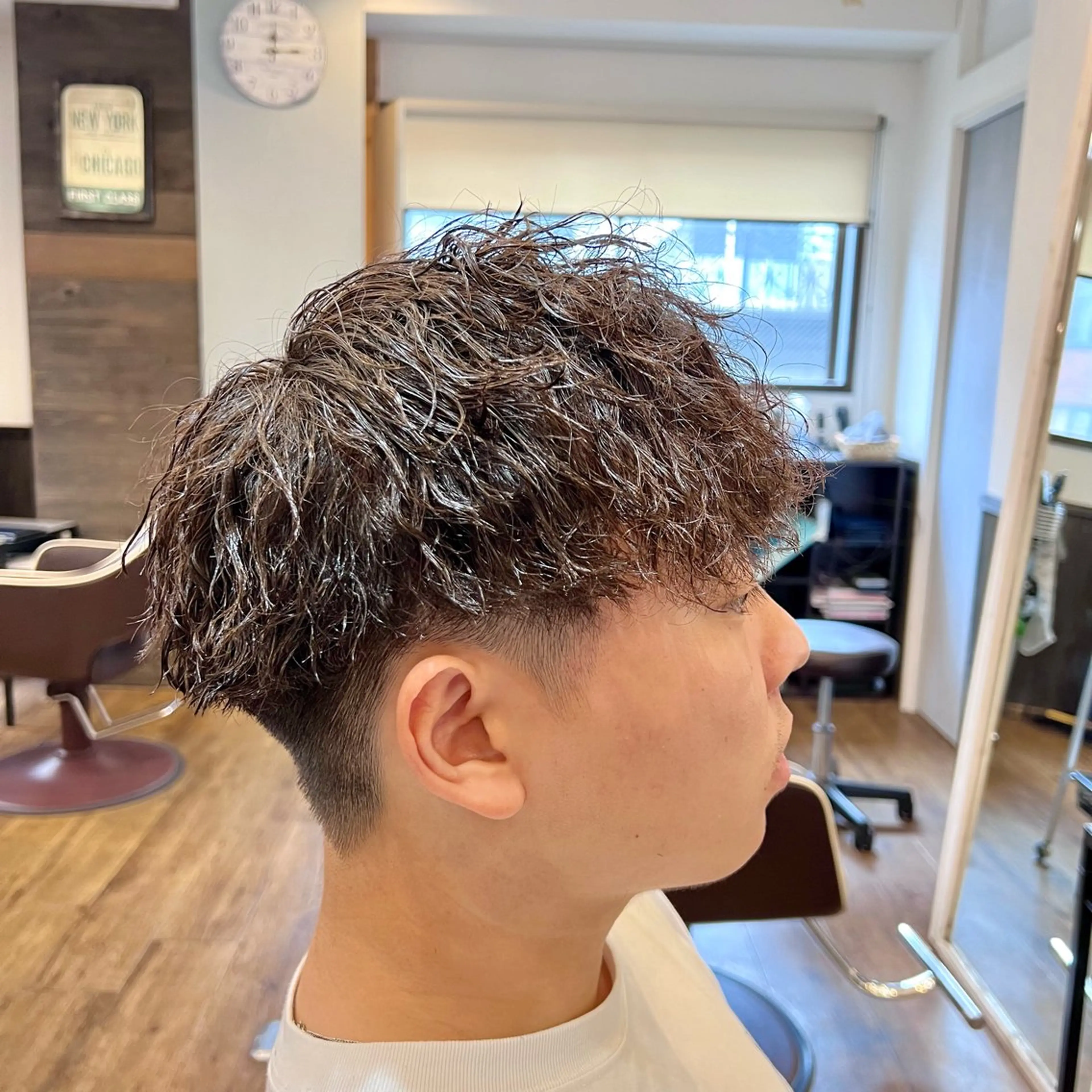 パーマ メンズ カット パーマ アグヘアーシータ所属・🤩メンズカット/ パーマ山本🤩のヘアスタイル