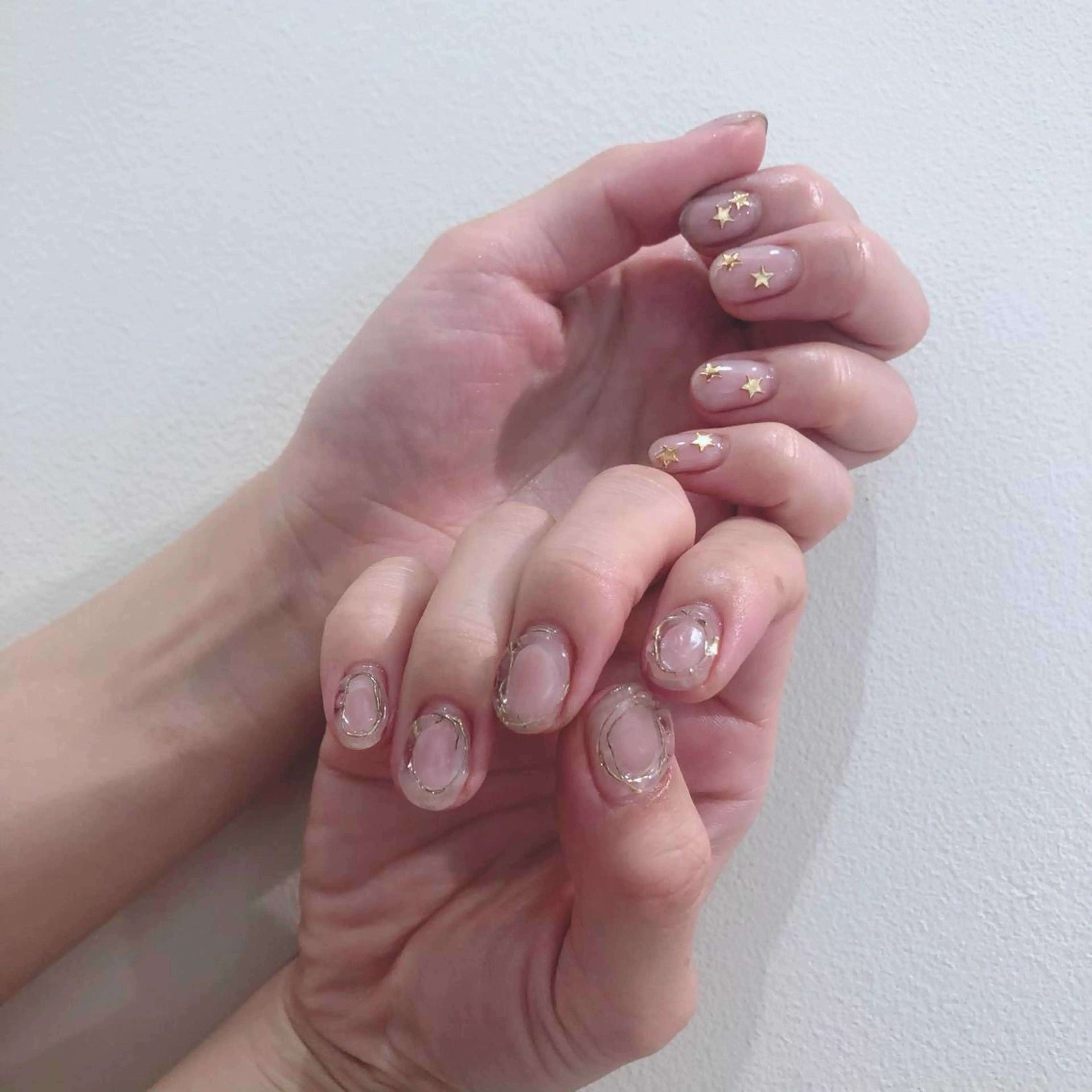 ネイル クリアネイル Ebina Ryoのネイルデザイン