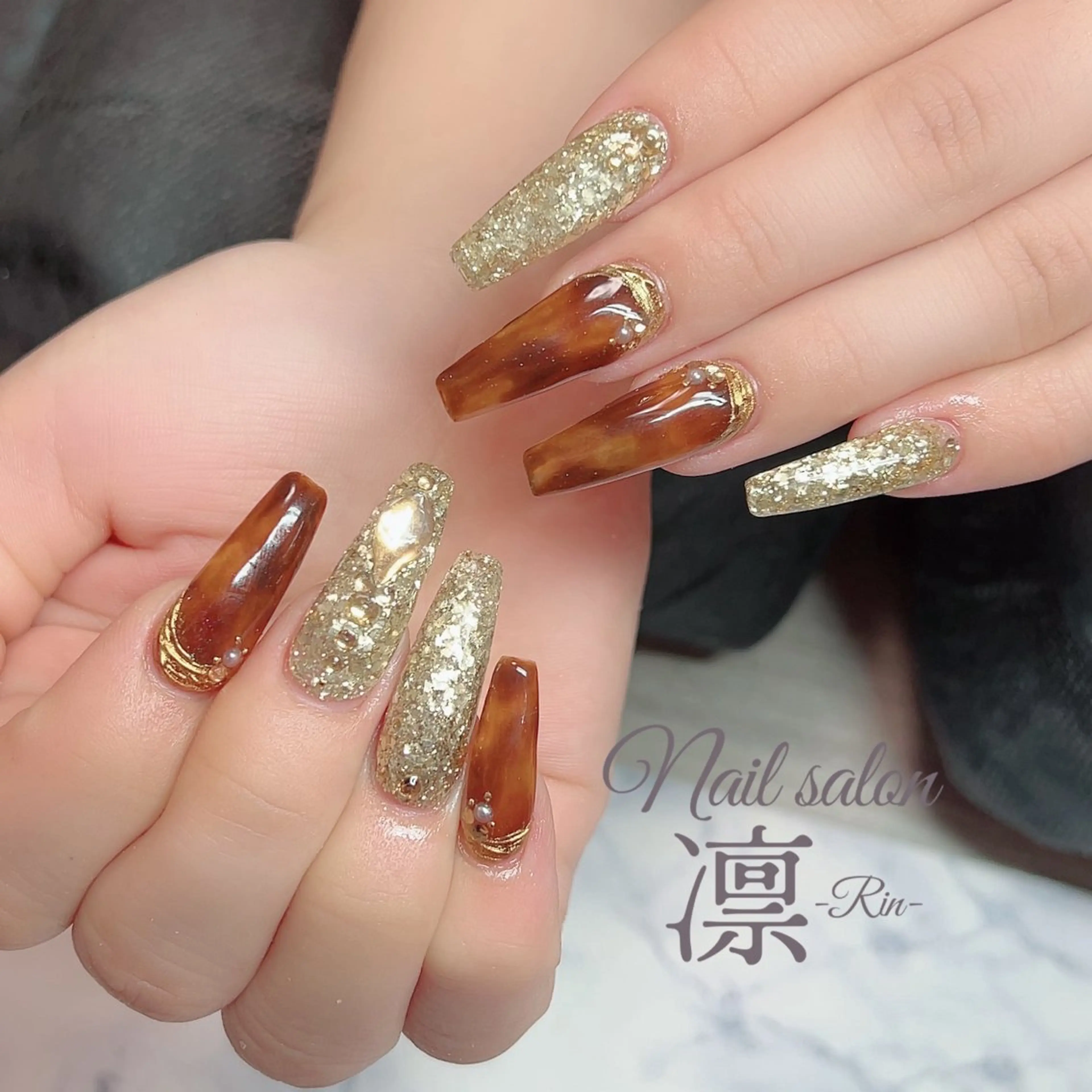 ネイル スカルプネイル private salon凛のネイルデザイン