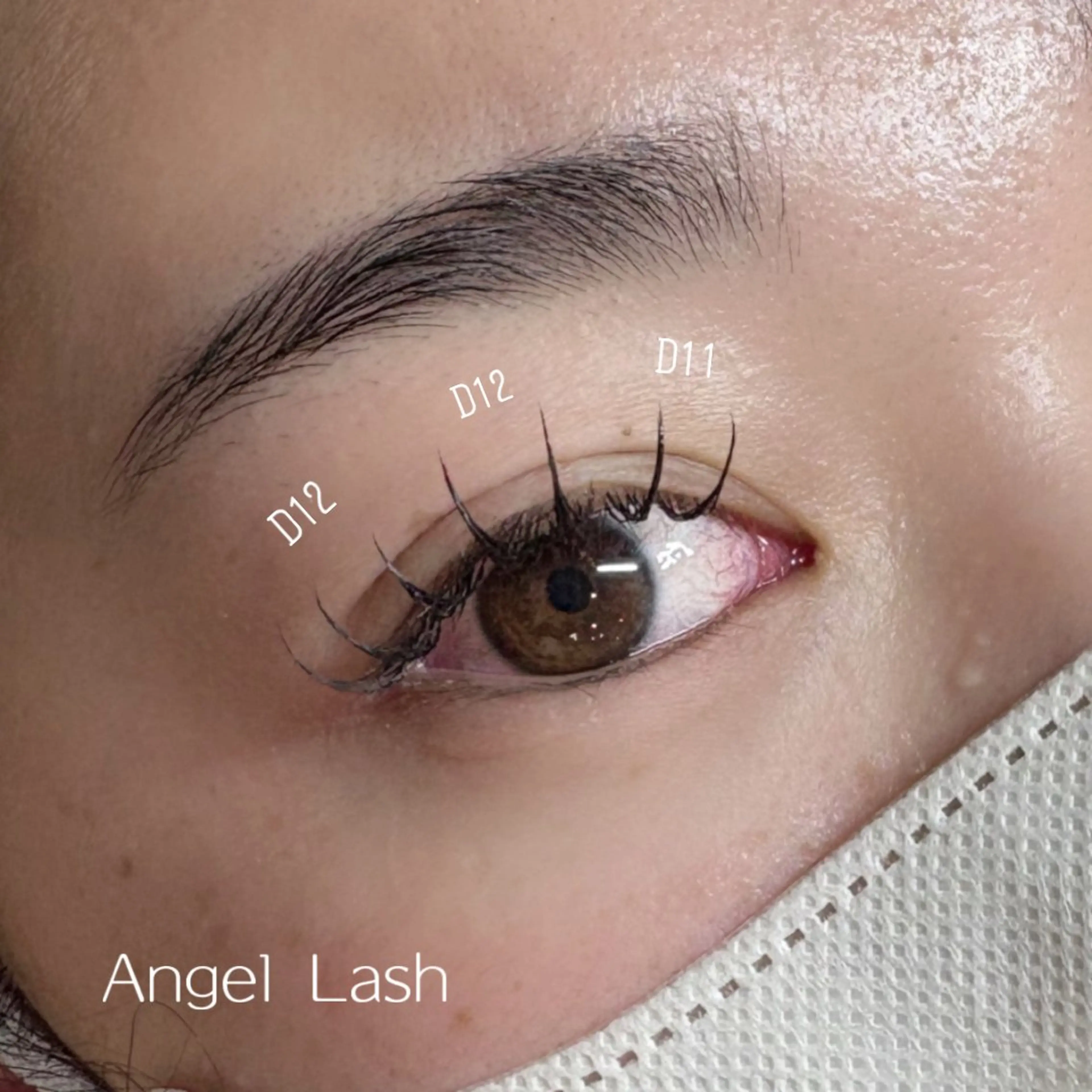 マツエク・マツパ 束感まつ毛 フラットラッシュ マツエク AngleLash hayashiのマツエク・マツパデザイン