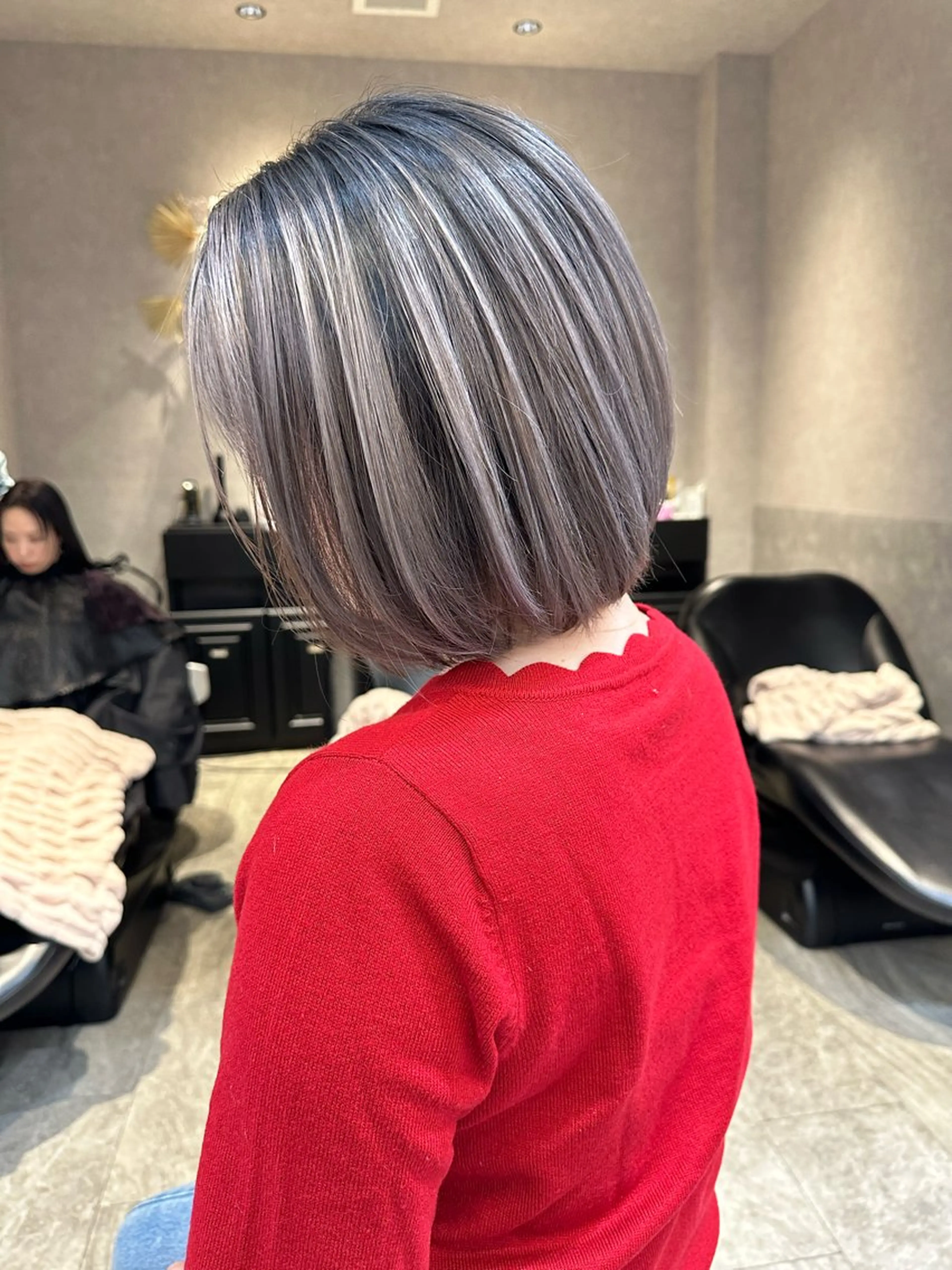 ロング カラー ブリーチ 🍒楓🍒北九州1 艶カラー作る人🎨のヘアスタイル