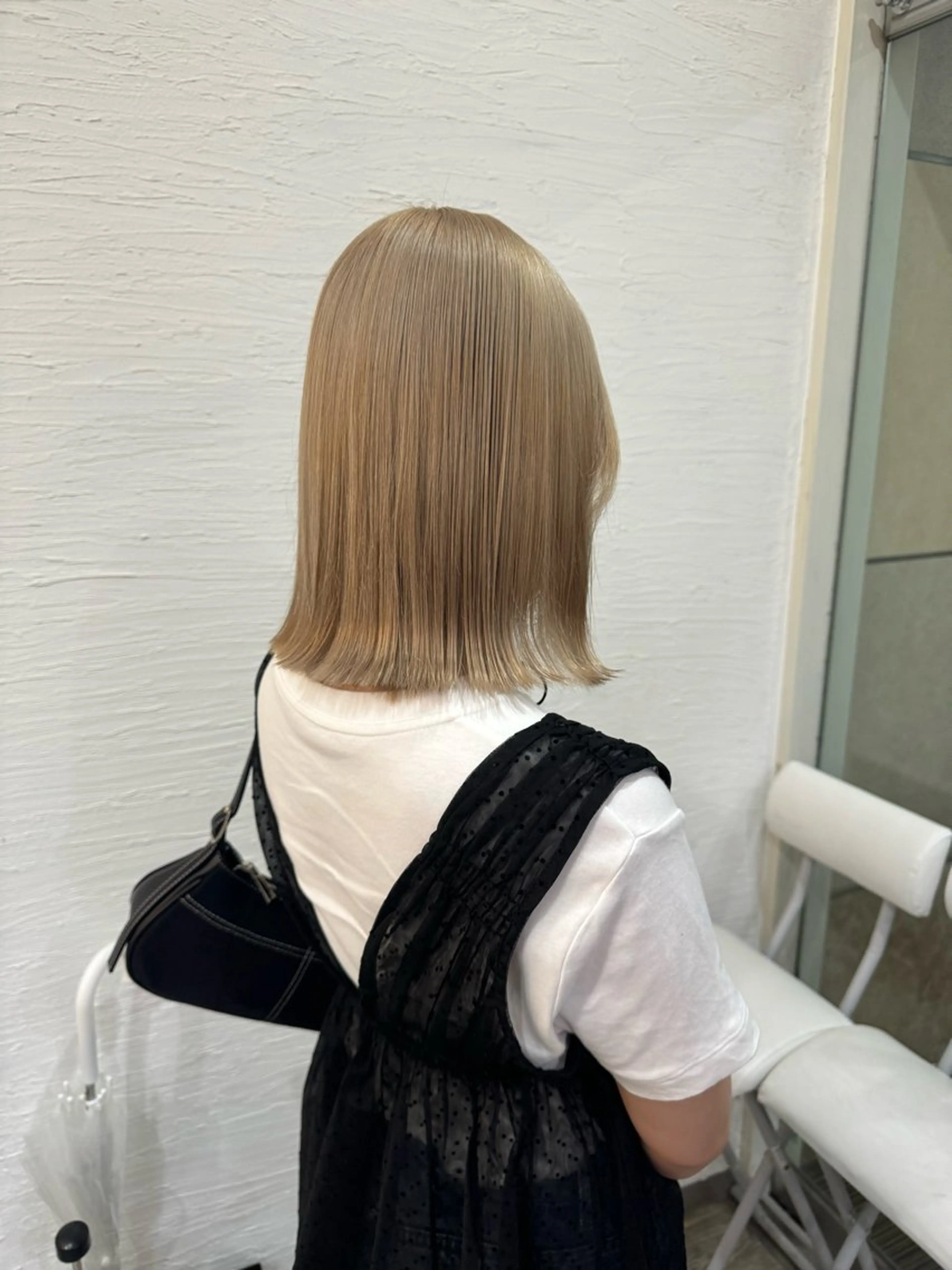 ミディアム カラー ヘアカラー トリートメント ミユル/ ブリーチカラー🎀✨のヘアスタイル