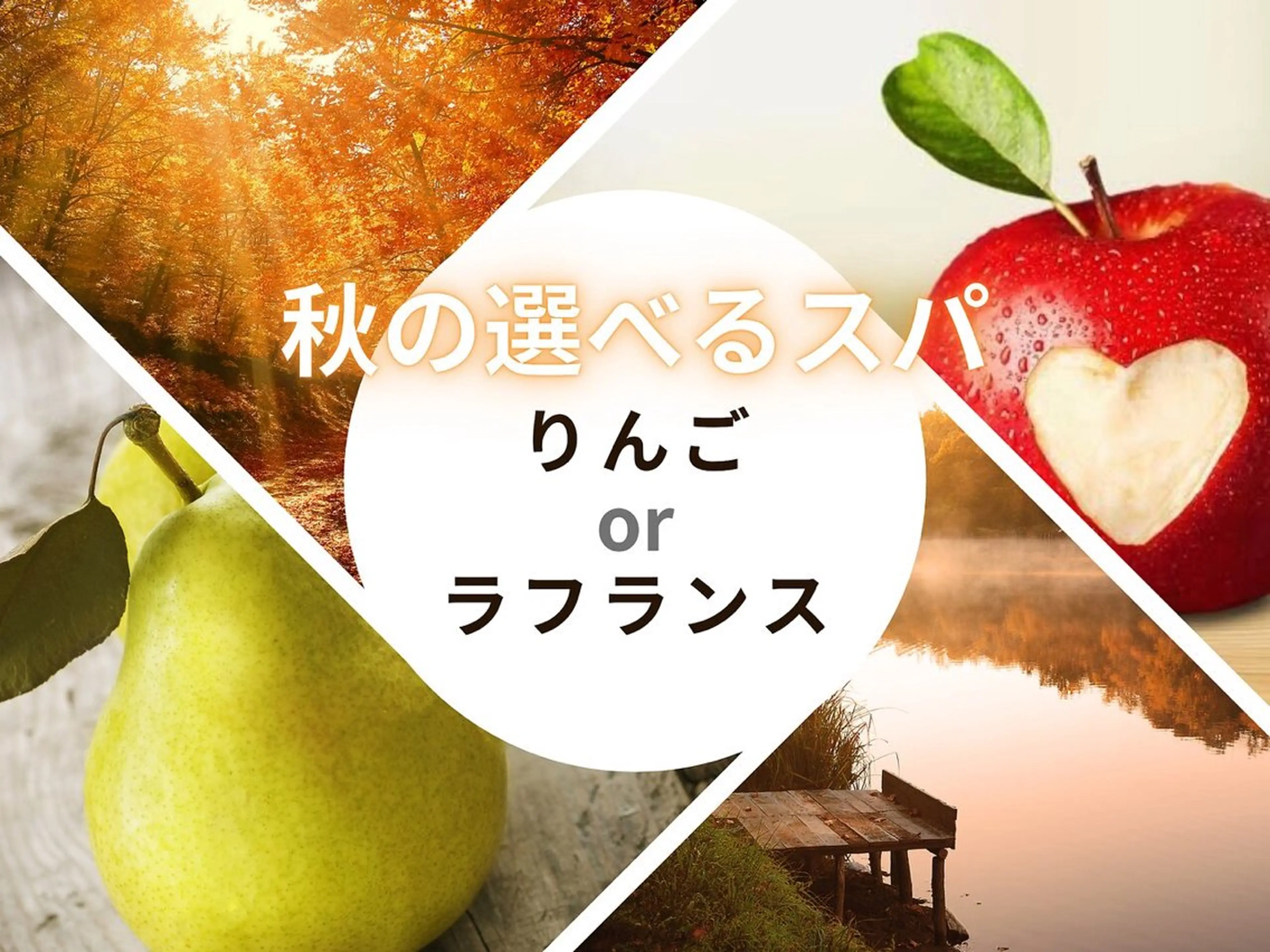 《🍎.*･ﾟ季節限定.*･ﾟ 🍐》りんごorラフランスspa（5分）+カット+カラー+3stepTRの写真