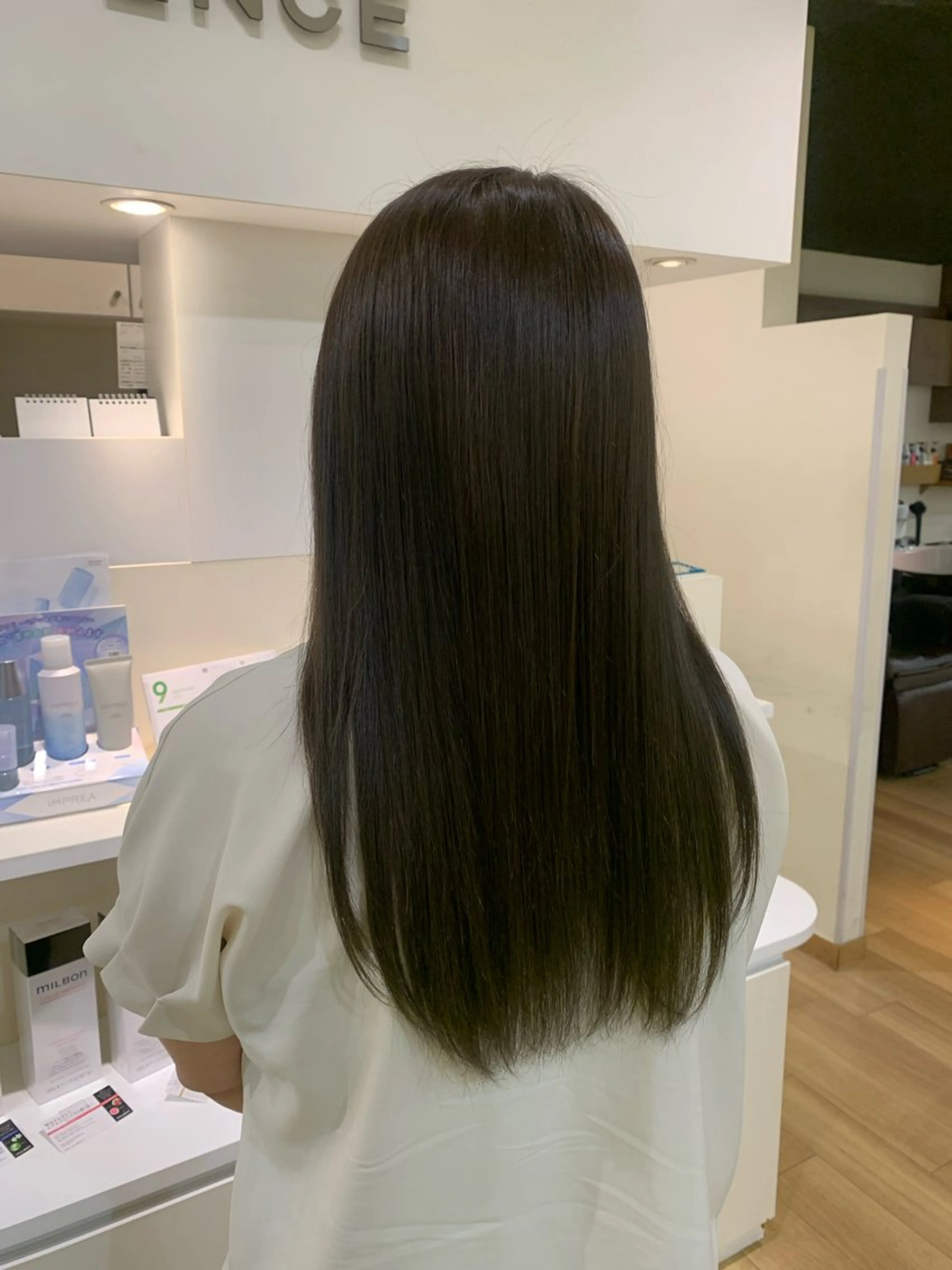 カラー 透明感カラー オリーブカラー ヘアカラー 🫧透明感 カラー/ うる艶髪/🎀みずきのヘアスタイル