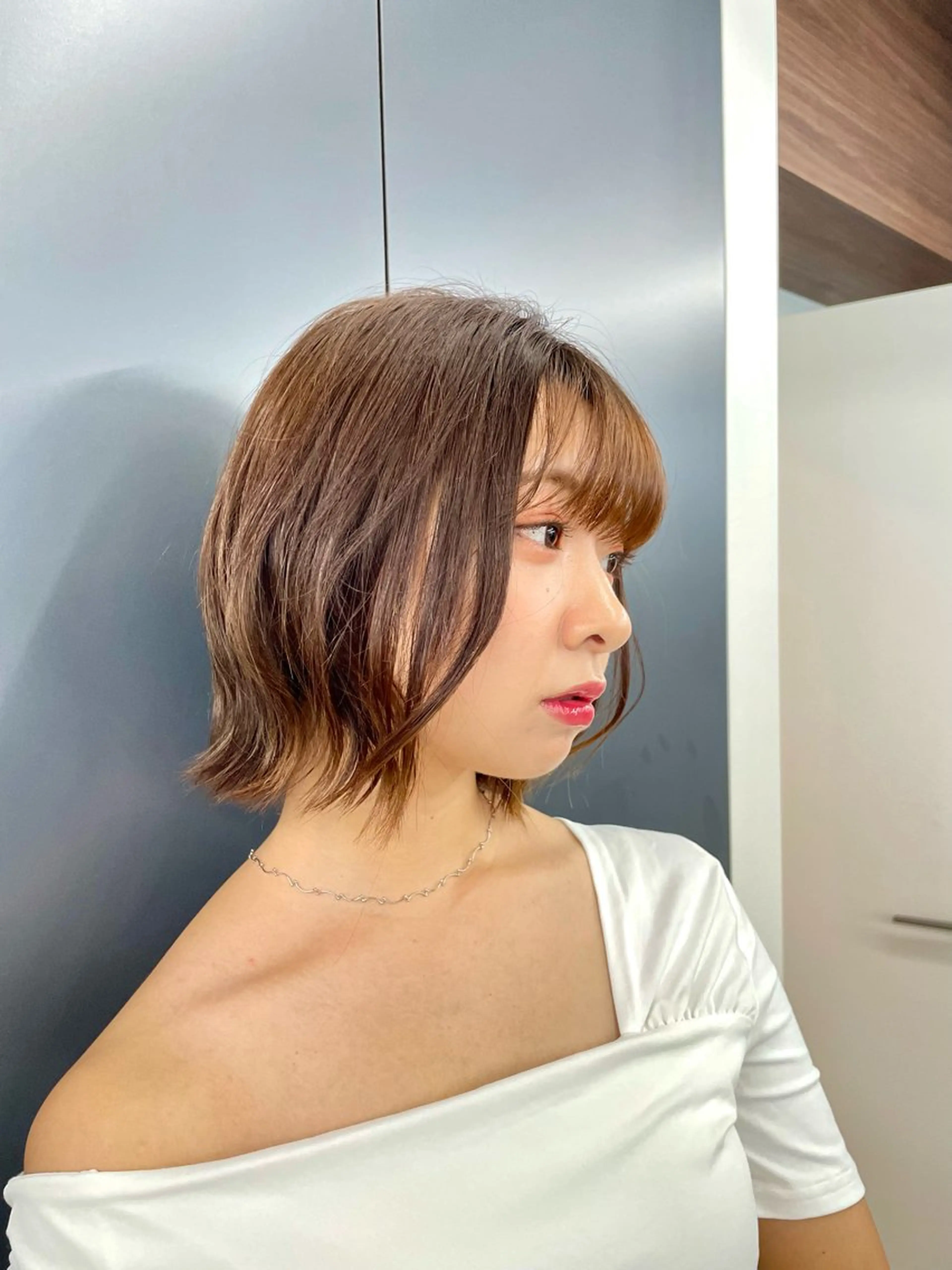 ミディアム 似合わせショート 💋🌹村松優斗のヘアスタイル