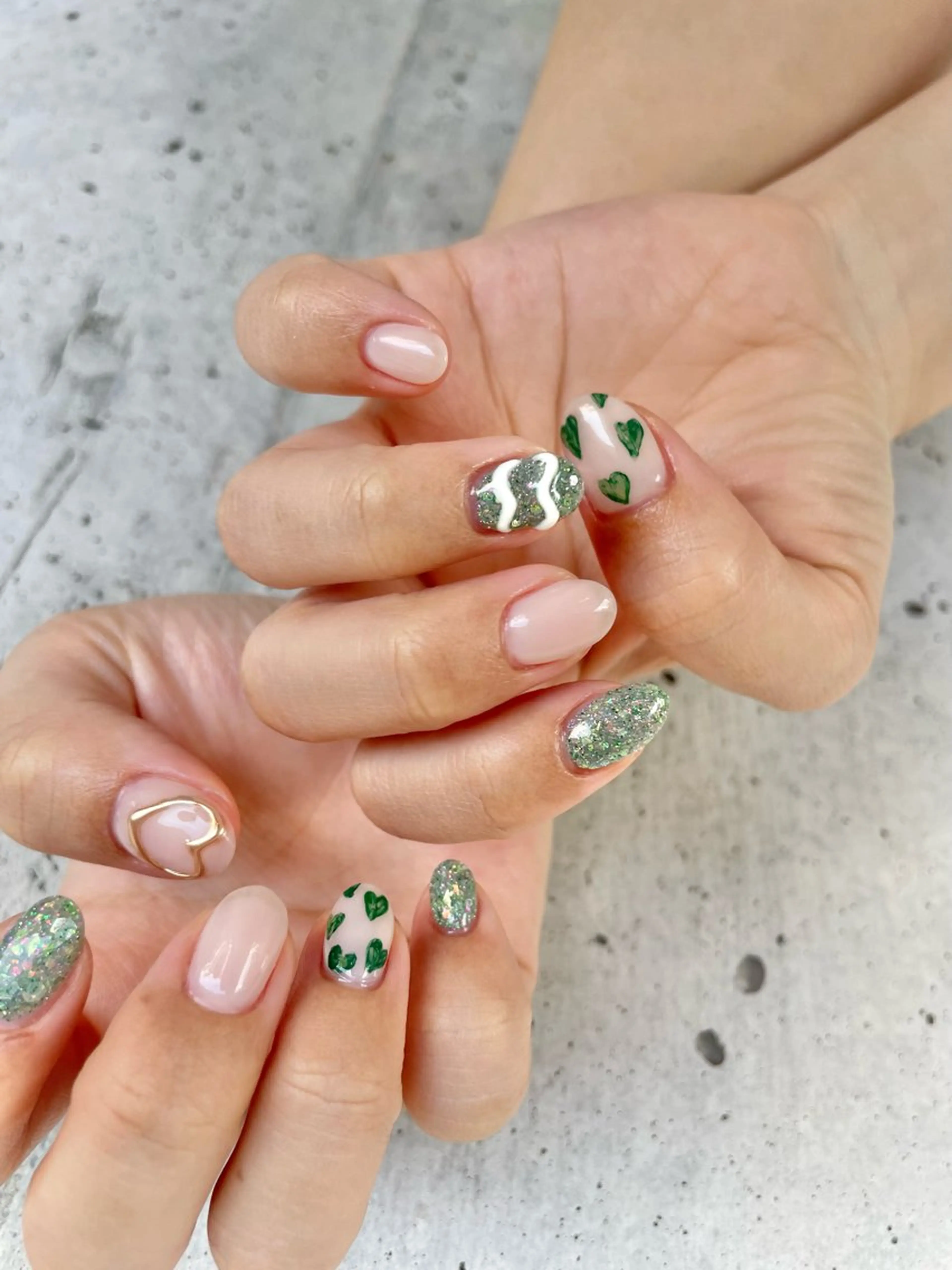 ネイル ハンドネイル nail salon Re:na-juのネイルデザイン