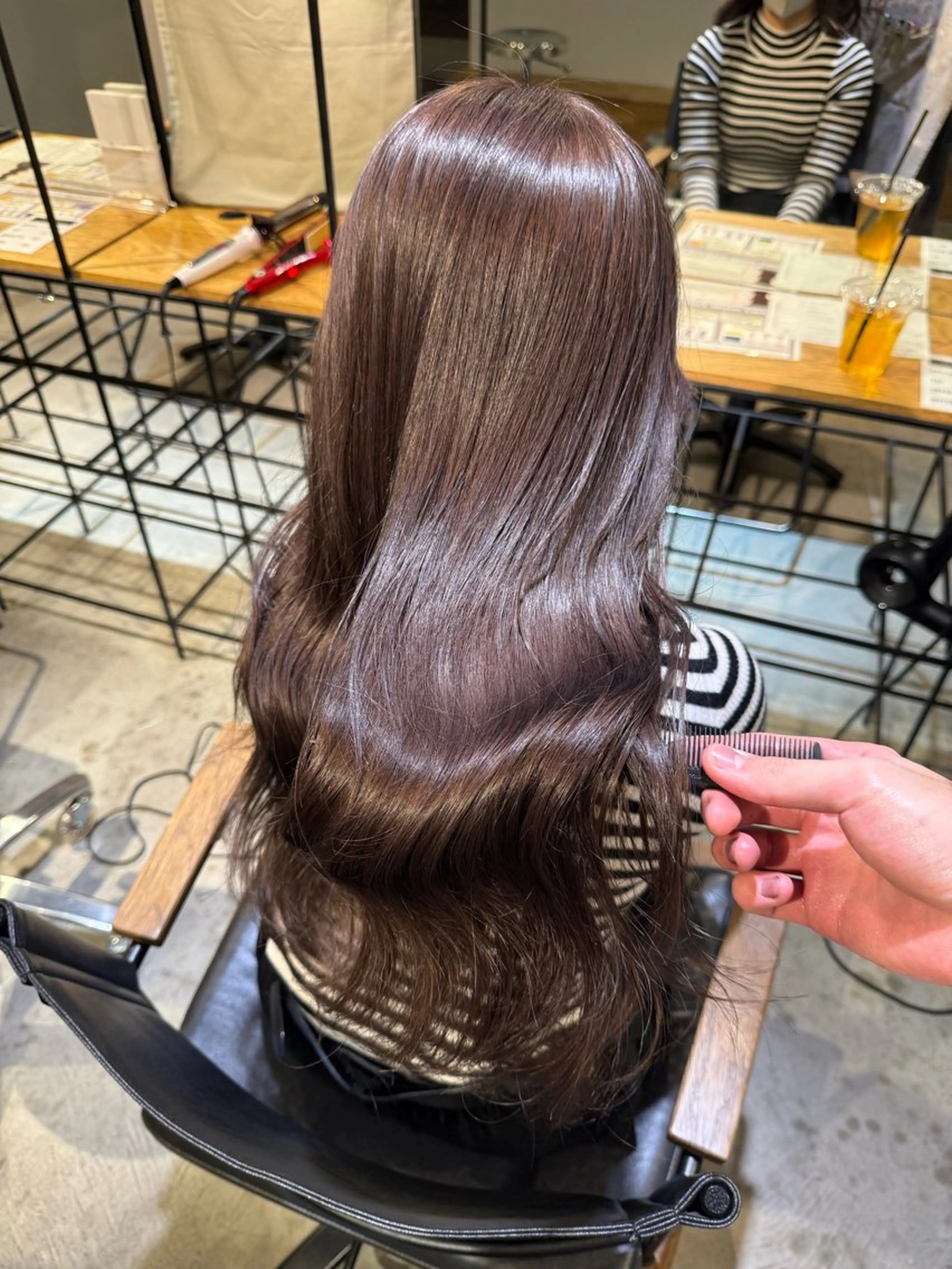 ミディアム カット ヘアカラー トリートメント ベージュカラー🕊️ 新潟駅/谷口大海のヘアスタイル