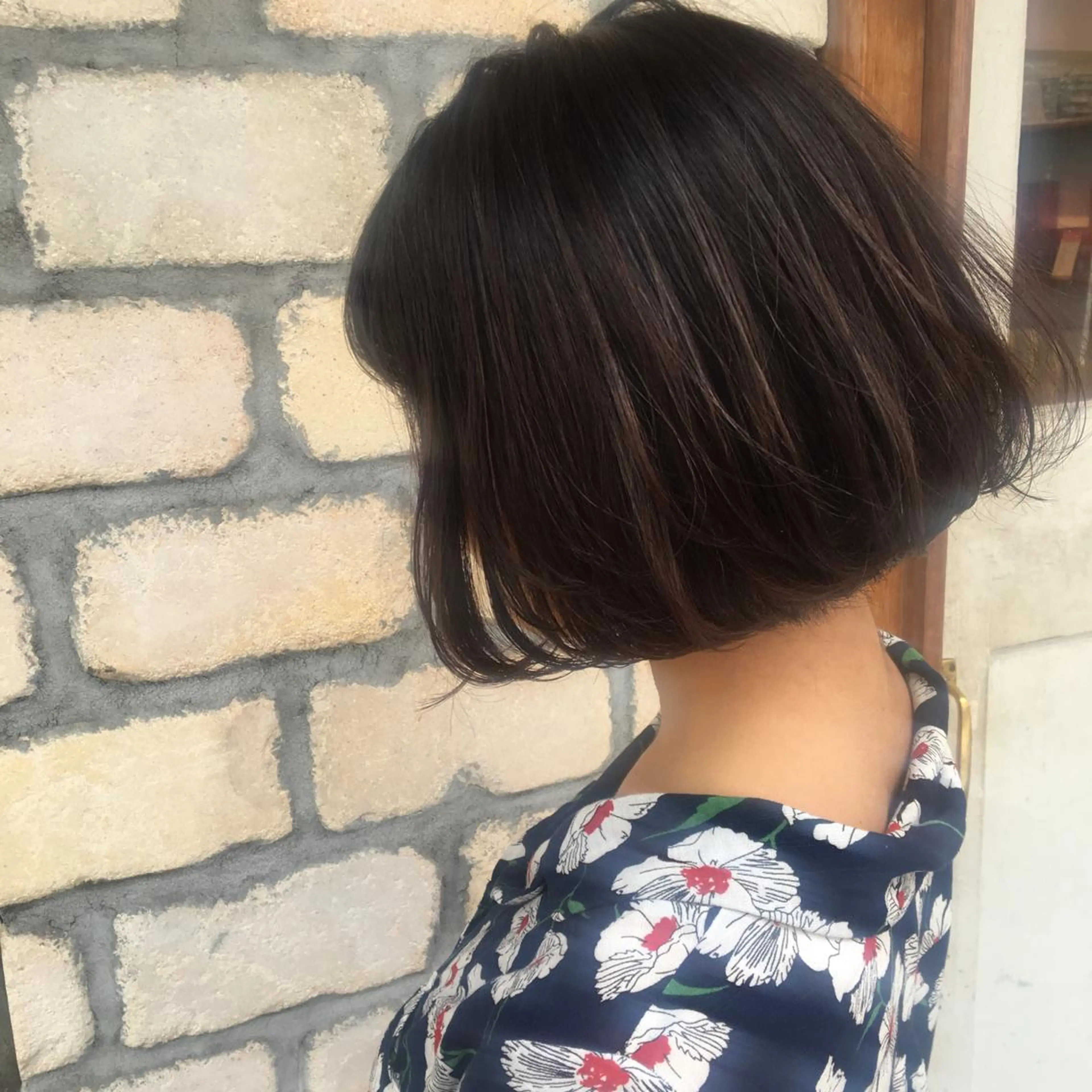 ショート 切りっぱなしボブ ボブ カット emme MIHO♡のヘアスタイル