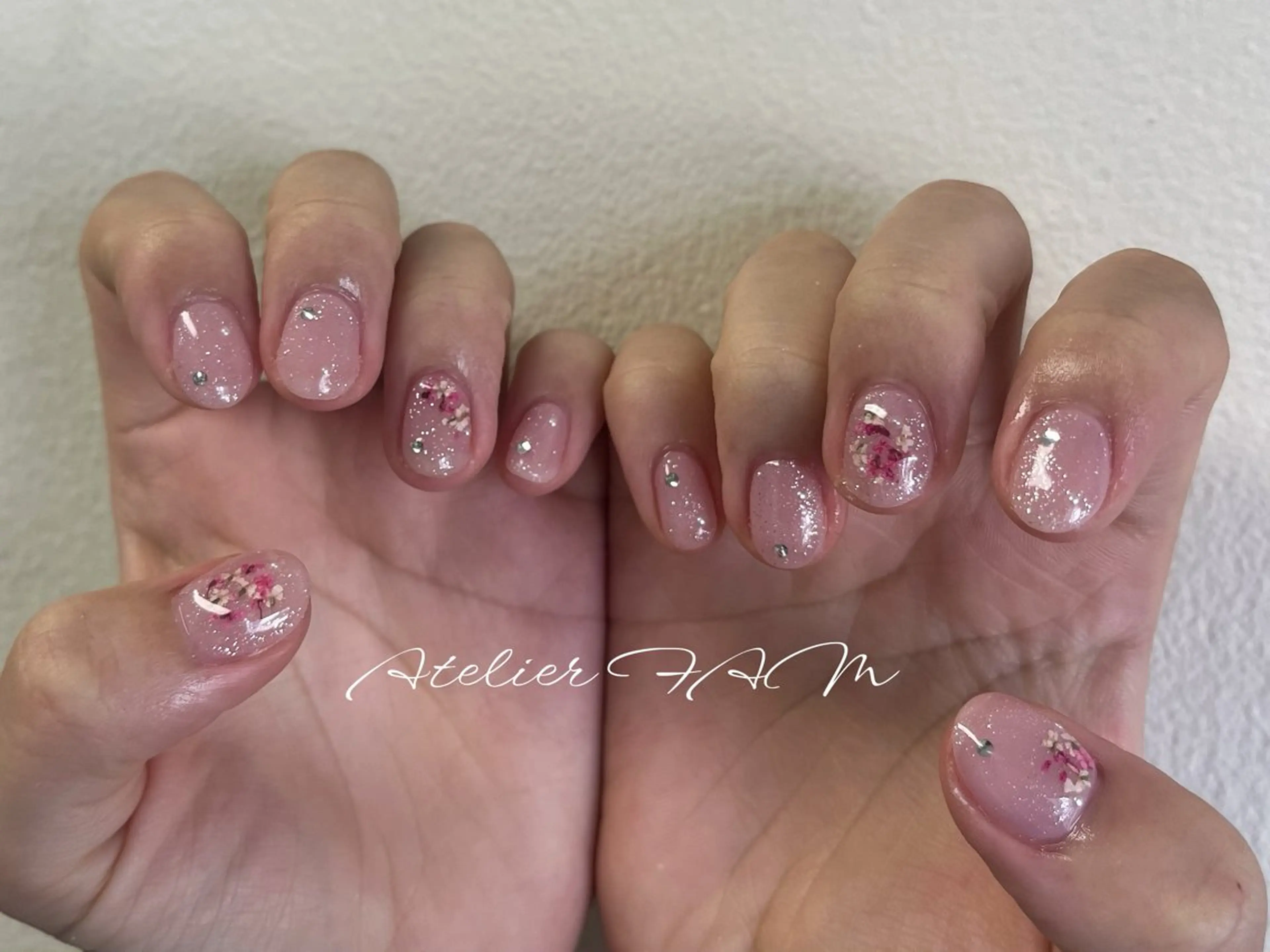 ショート ハンドネイル nail&eyelashsalon atelier fam上本町店所属・アトリエ FAMのネイルデザイン