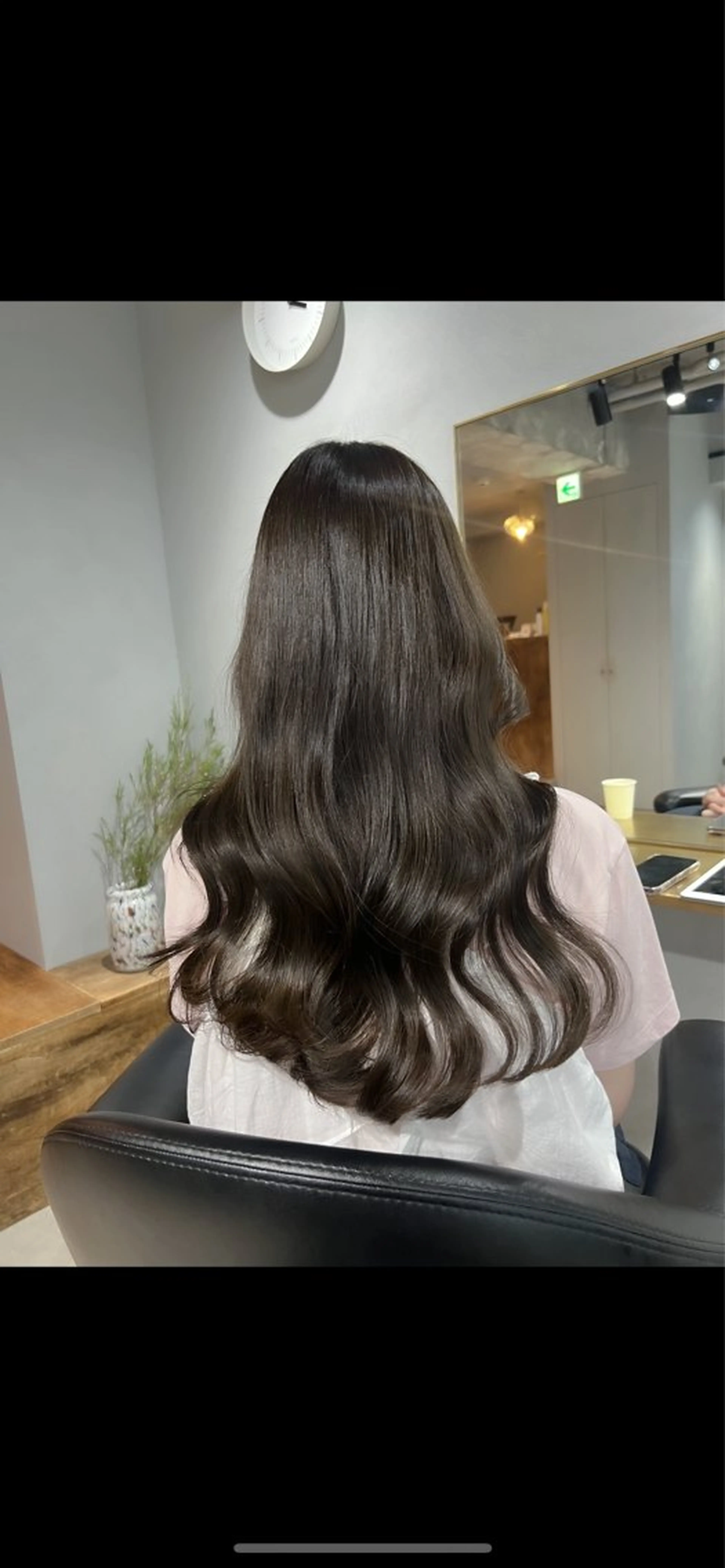 ロング カラー ブリーチ ダブルカラー ブリーチなしカラー カット ヘアカラー 【arc】akane オリーブ/ベージュのヘアスタイル