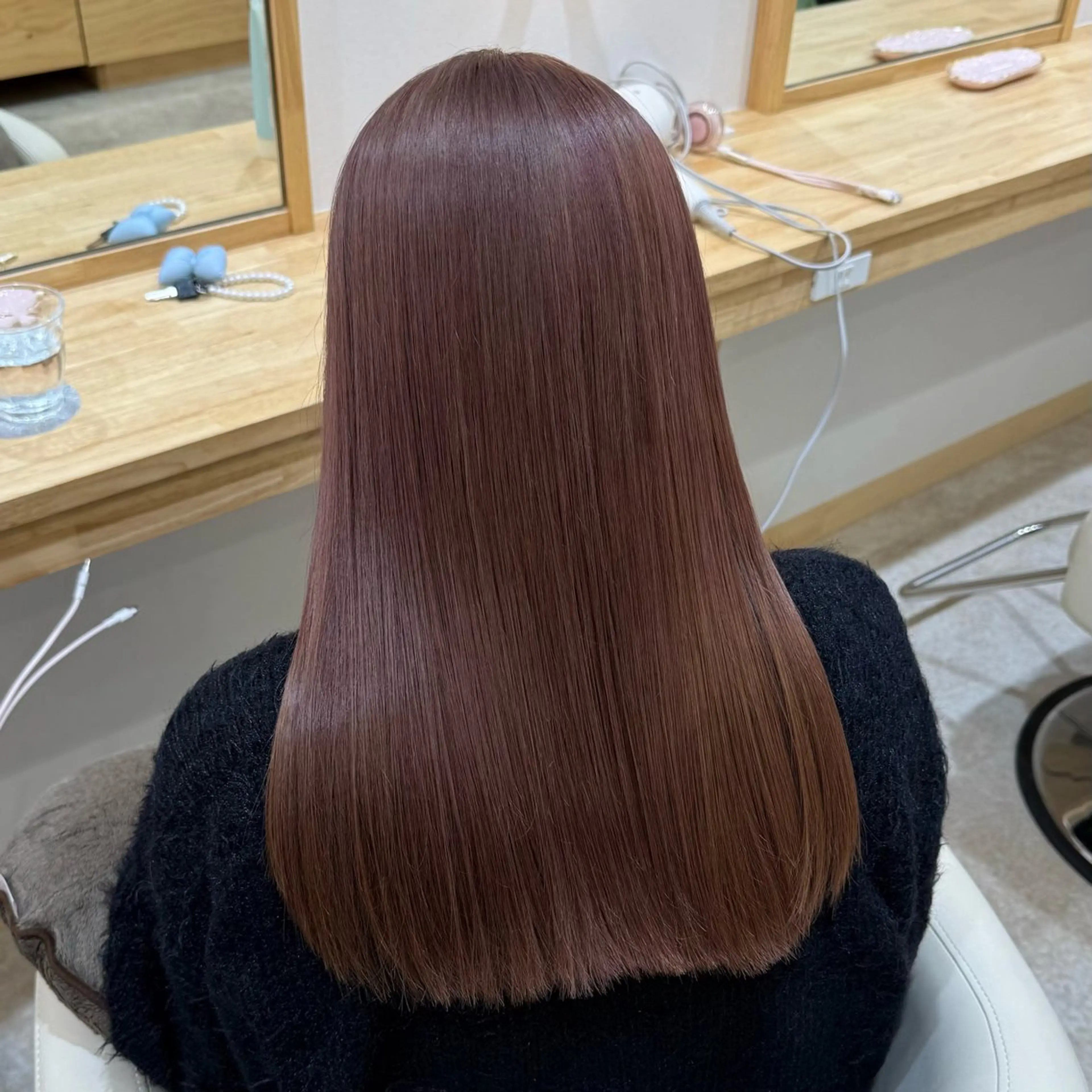 ロング ヘアカラー 柔らかいcolor ￤韓国￤🩰マユ🩰のヘアスタイル