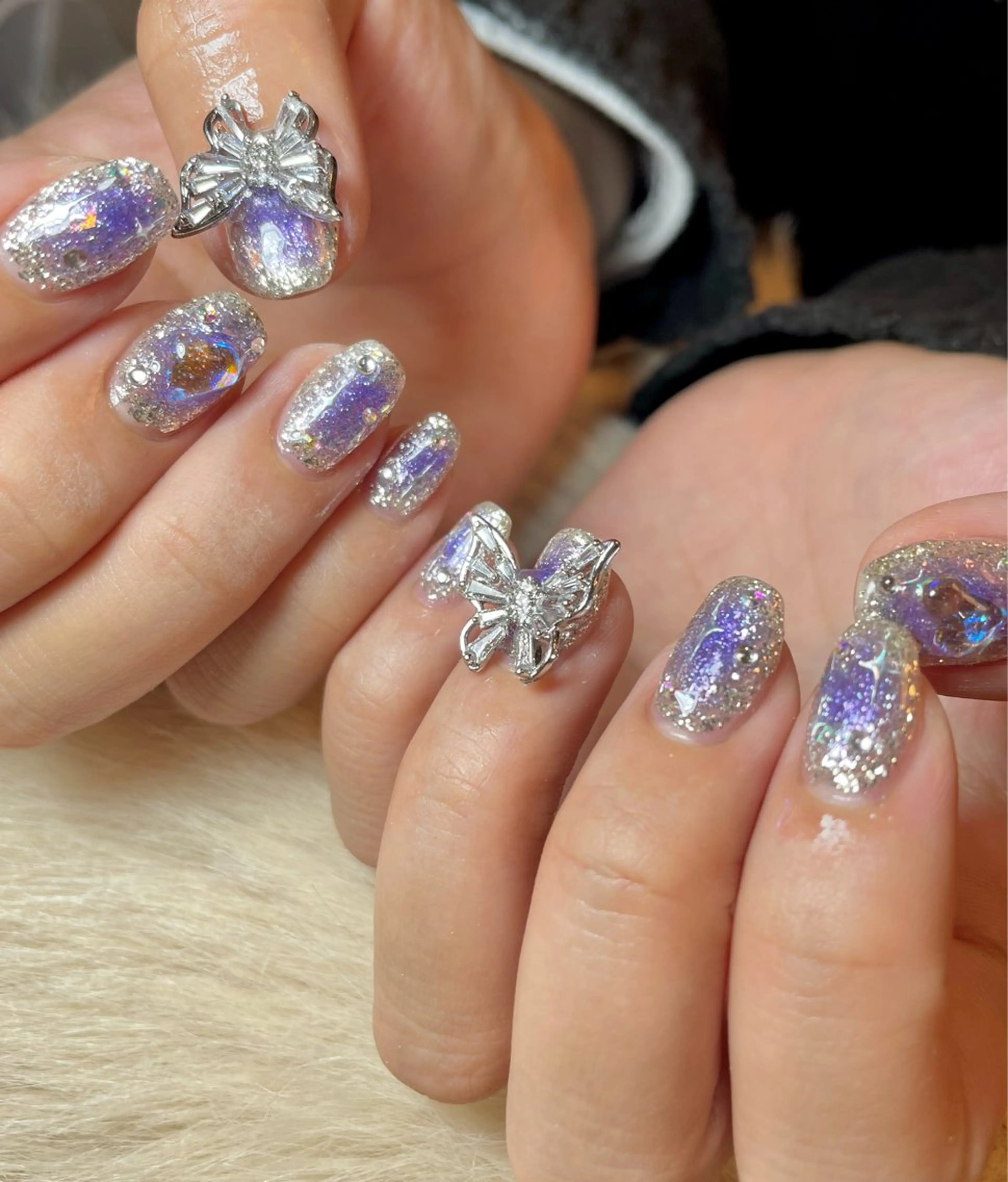 ネイル チークネイル 成人式 韓国ネイル 持ち込み ハンドネイル BEAUTY GARDEN 【nail salon unseul】所属・nana .のネイルデザイン