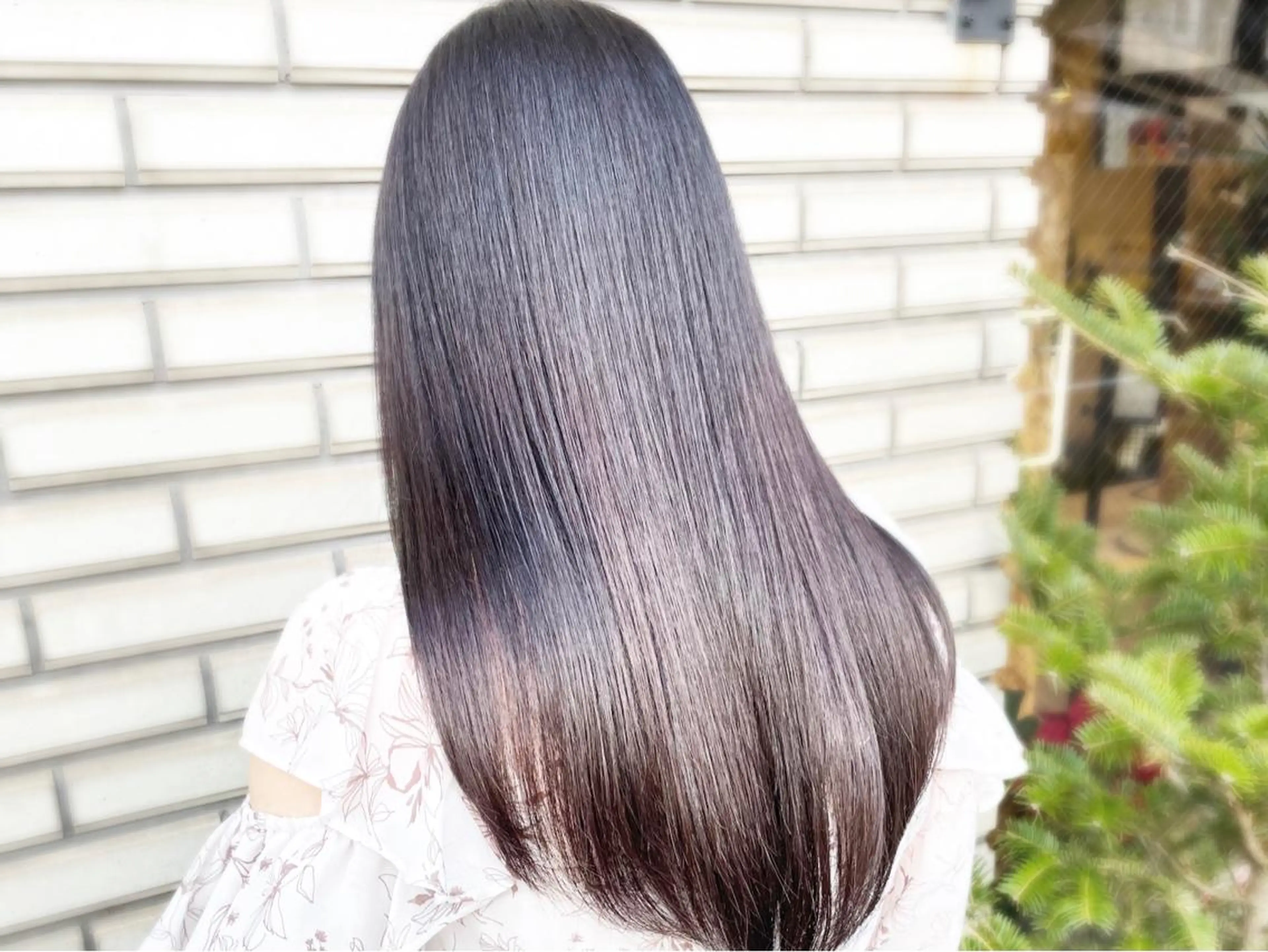 🇰🇷韓国式🇰🇷カット+髪質改善ストレート💫の写真