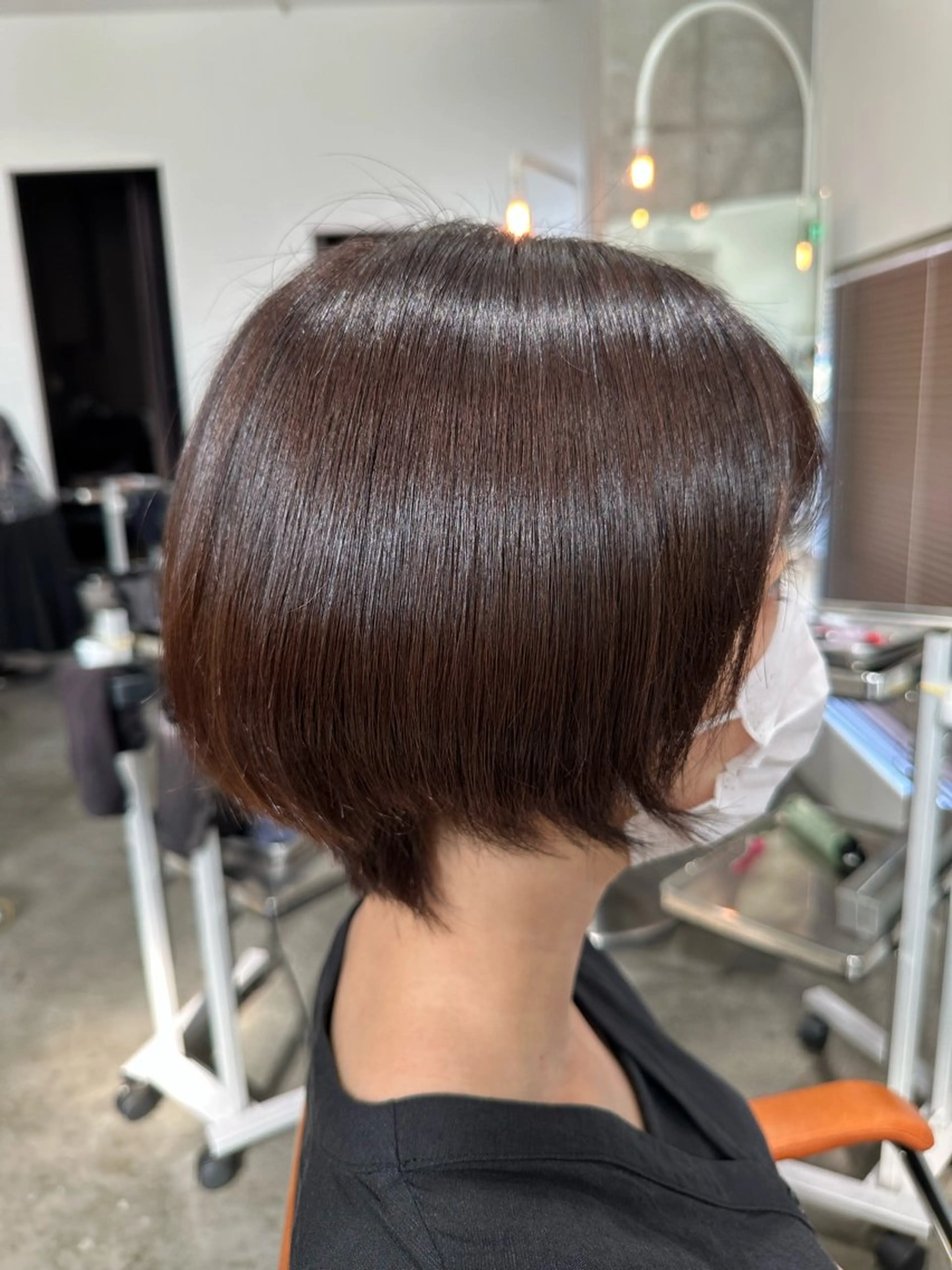 【大注目‼️髪質改善ケア】低アルカリカラー+水素トリートメント+oggioto12stepトリートメントの写真