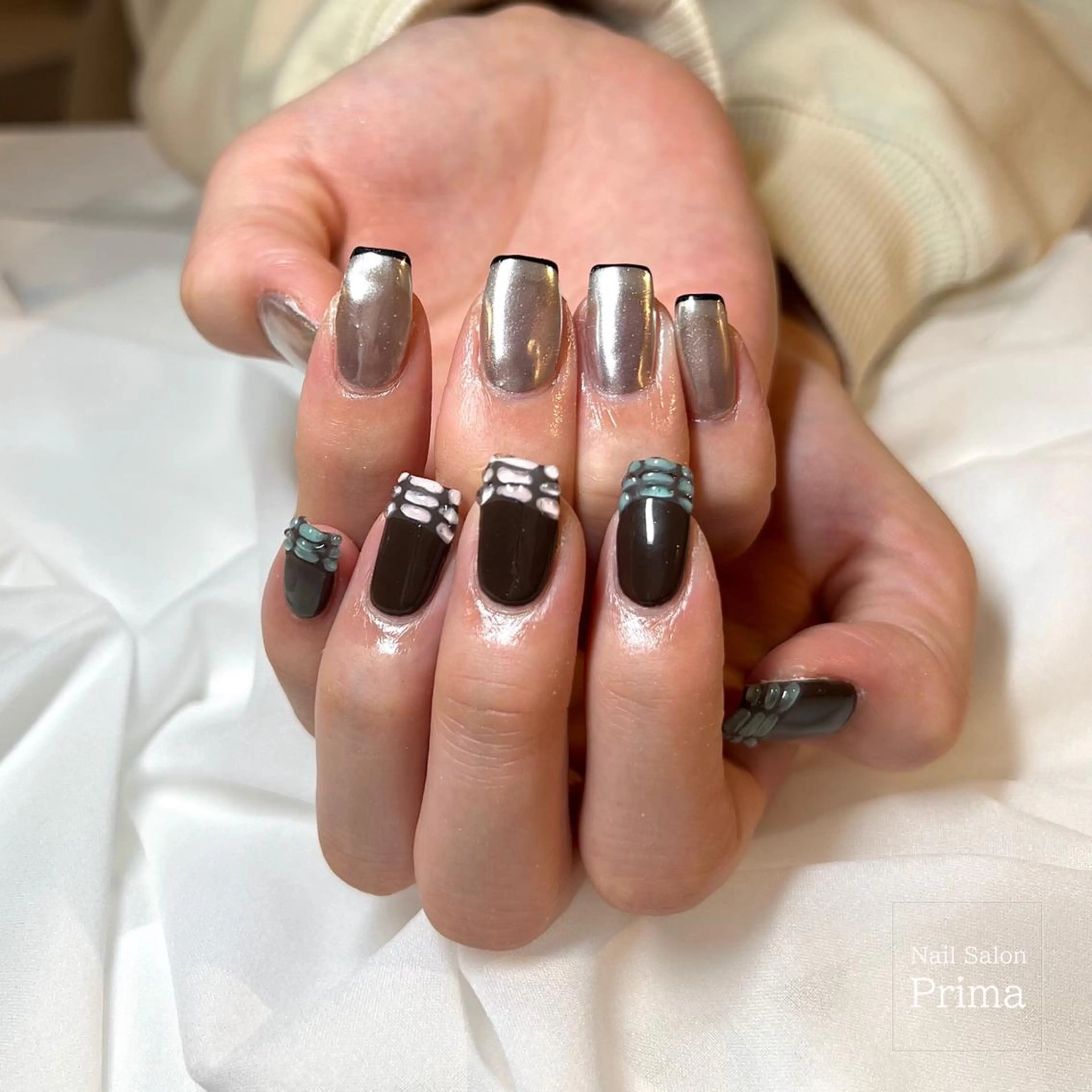 セミロング ネイル SalonPrima Nail & Eyeのネイルデザイン