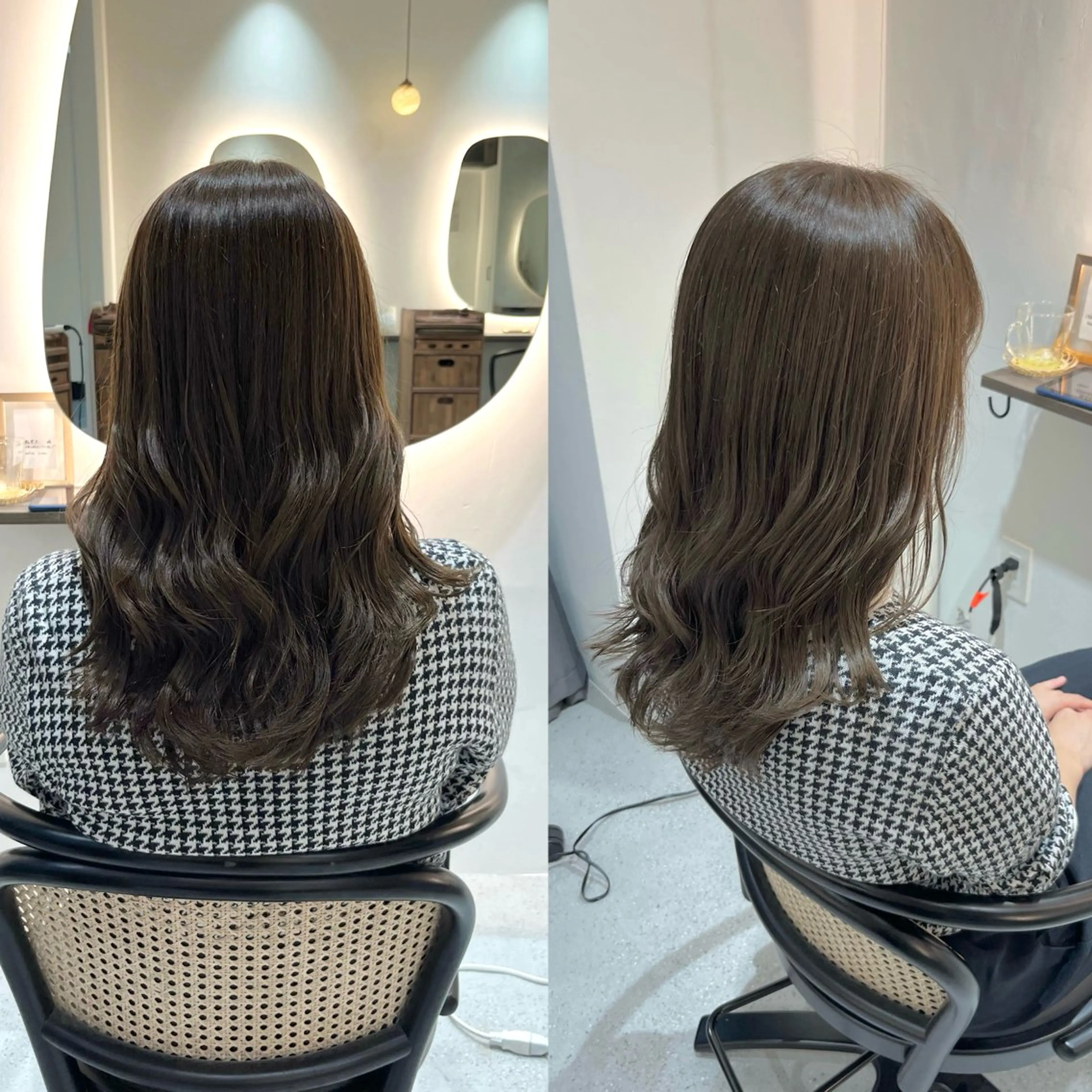 セミロング ヘアカラー 池谷 茉耶のヘアスタイル