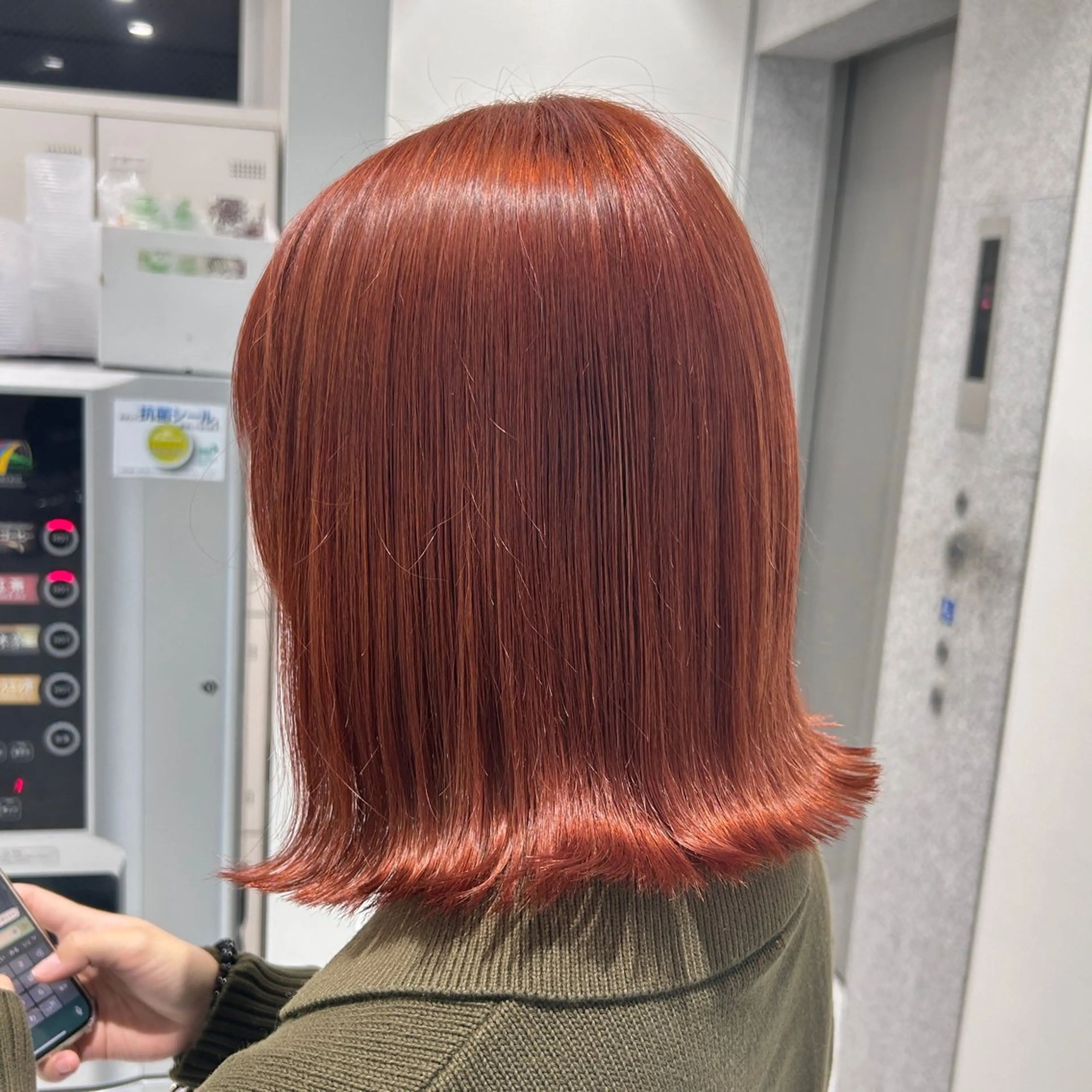ミディアム カラー ヘアカラー トリートメント ヘッドスパ 🐺ニュアンスパーマ マッシュ　あさひ🐺のヘアスタイル