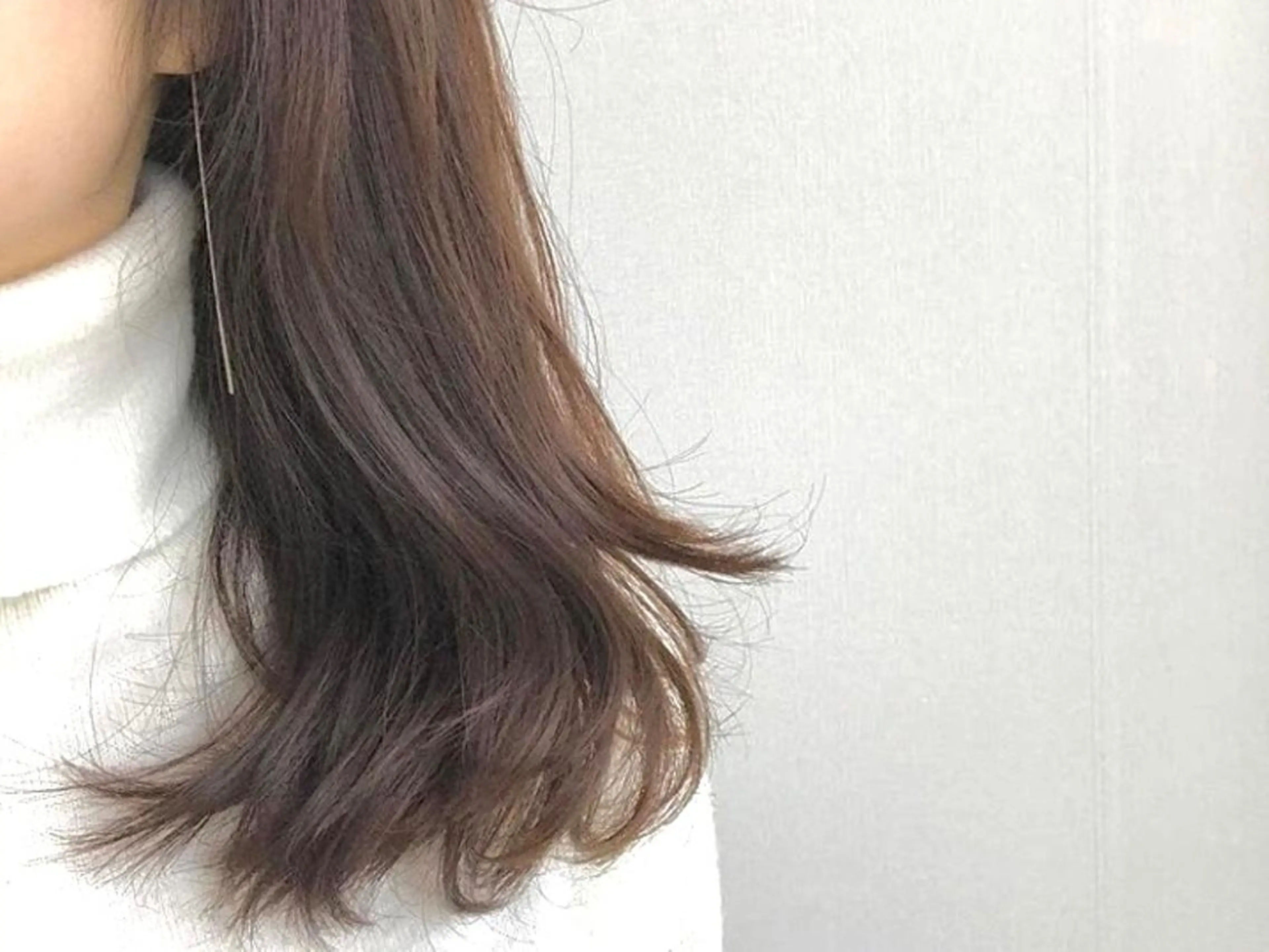 セミロング カラー 透明感カラー the BRIDGE hair salonのヘアスタイル