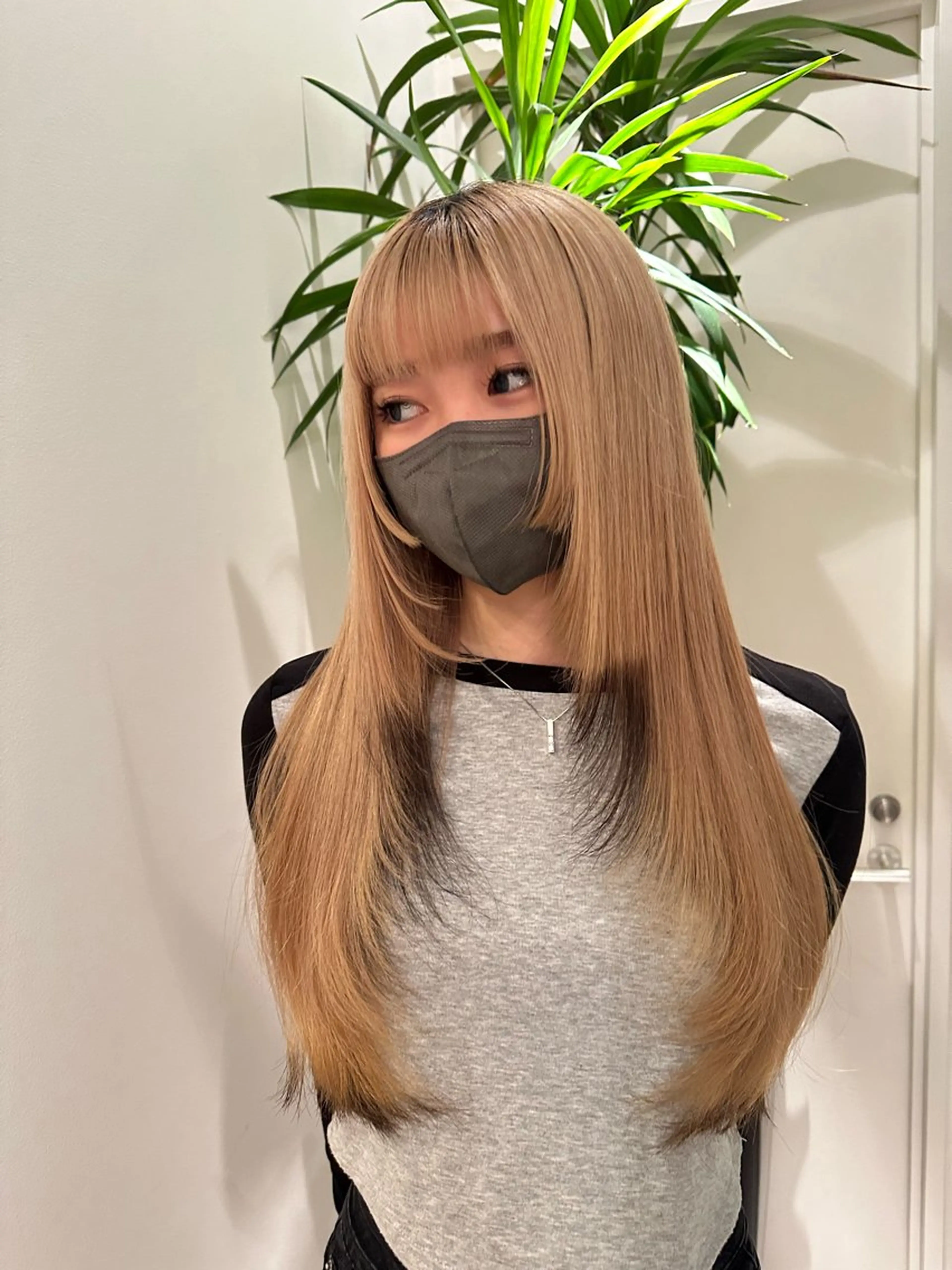 ブリーチリタッチ＋カラー＋3step treatment🍒✨の写真