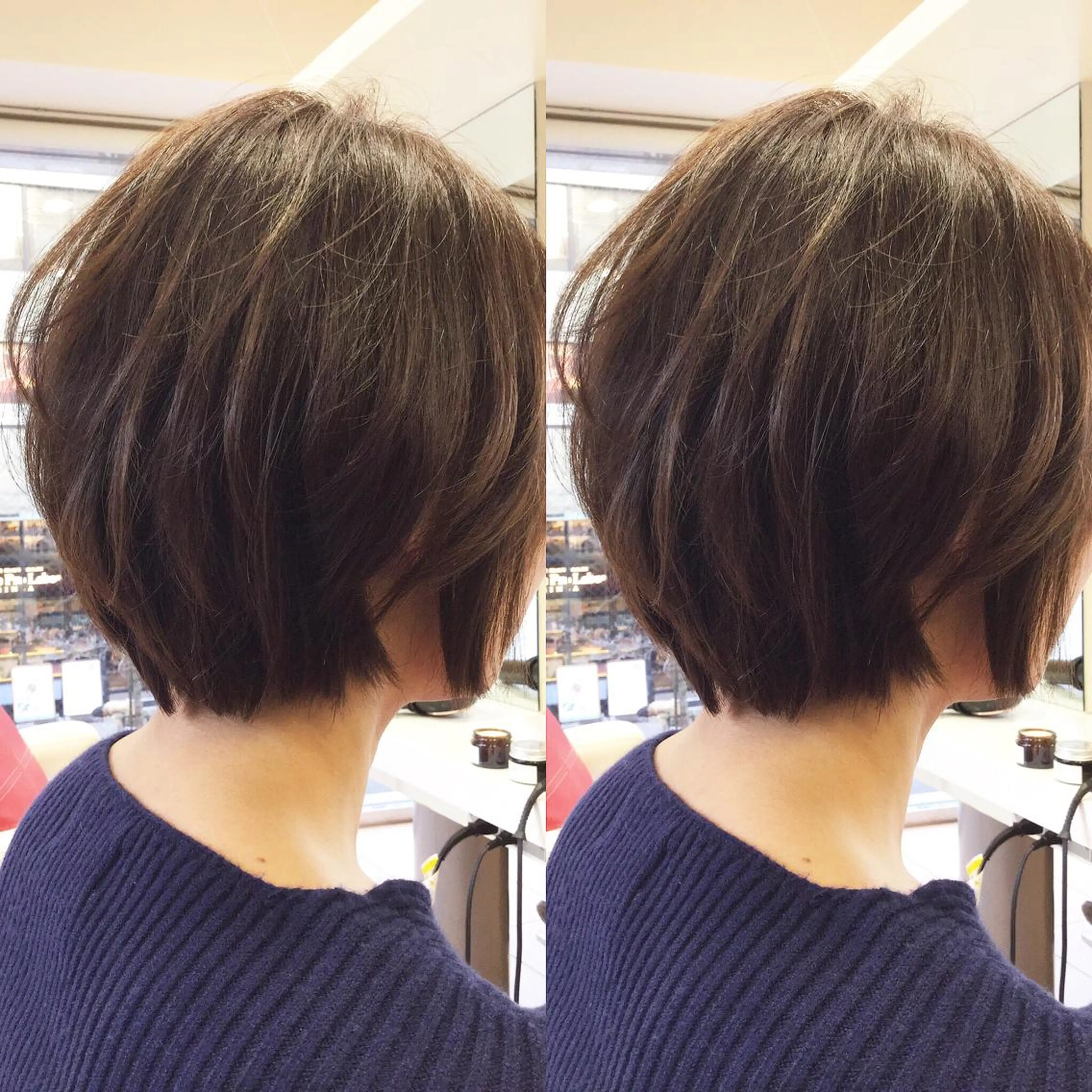 ショート カラー ショートヘア 手櫛でストレート/ 人生を変える美髪へのヘアスタイル