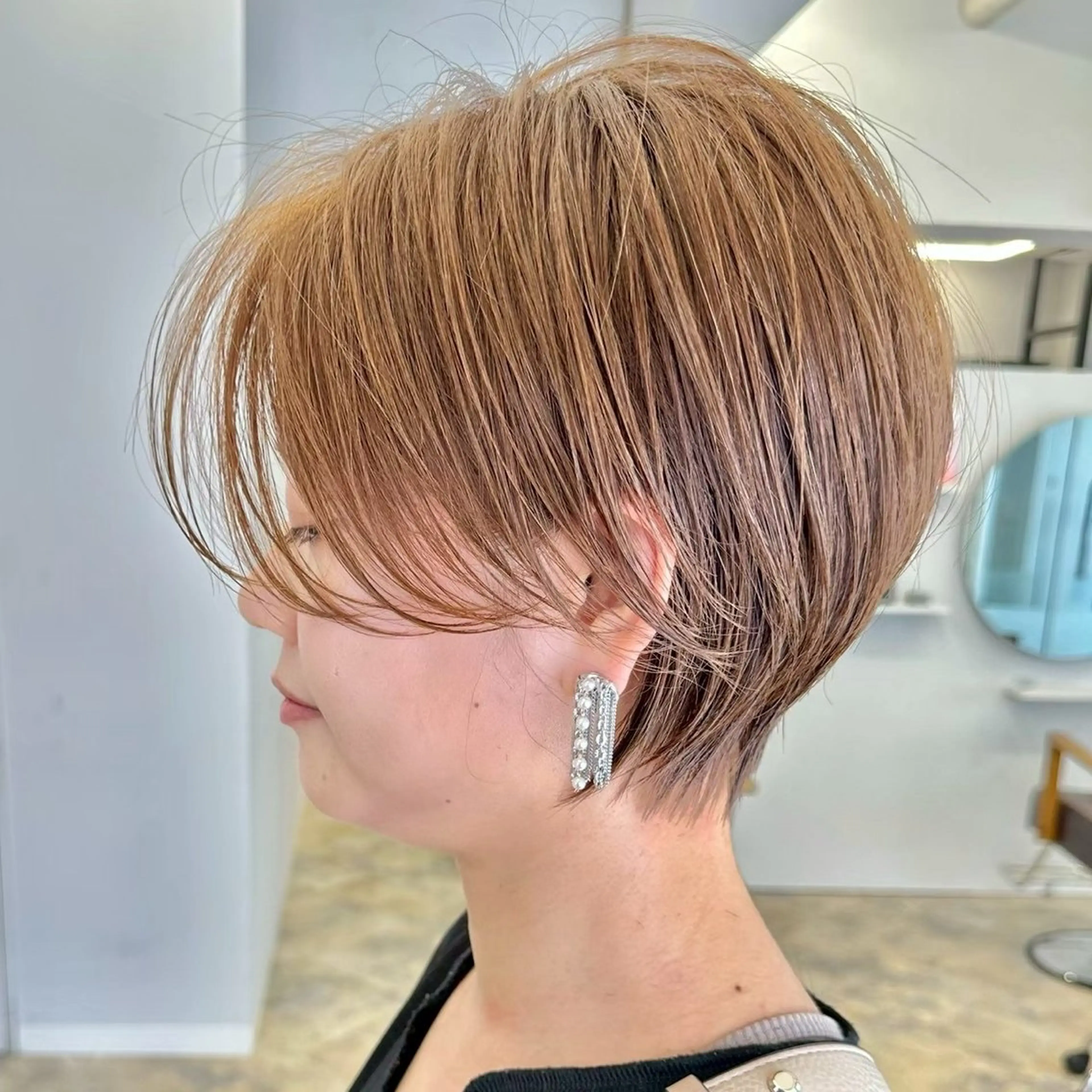 ショート juve.別府店所属・ショート/ボブ ハイライト/Lucaのヘアスタイル