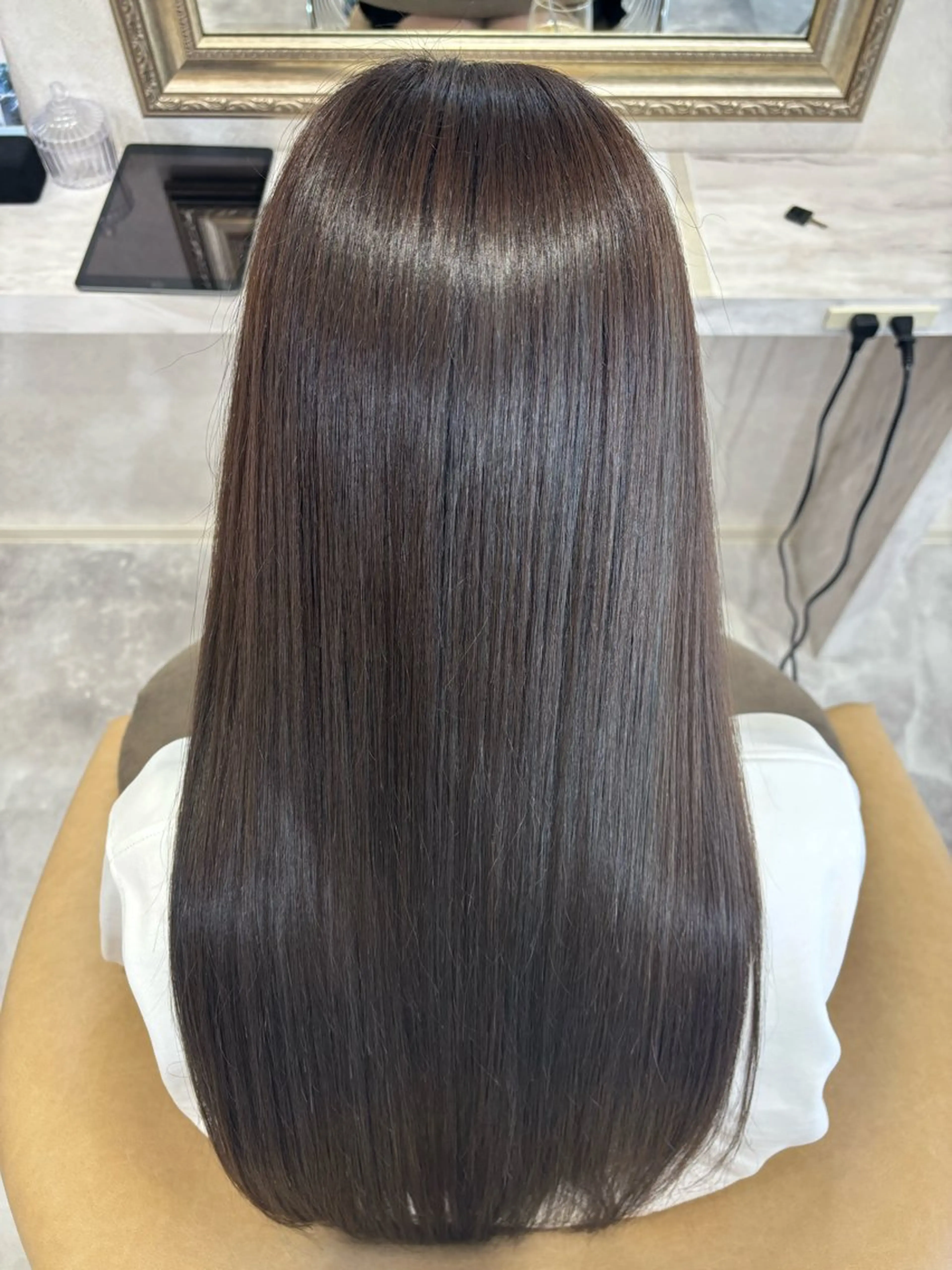 ロング 縮毛矯正 Lupinus hair design所属・Matsuo Eisukeのヘアスタイル