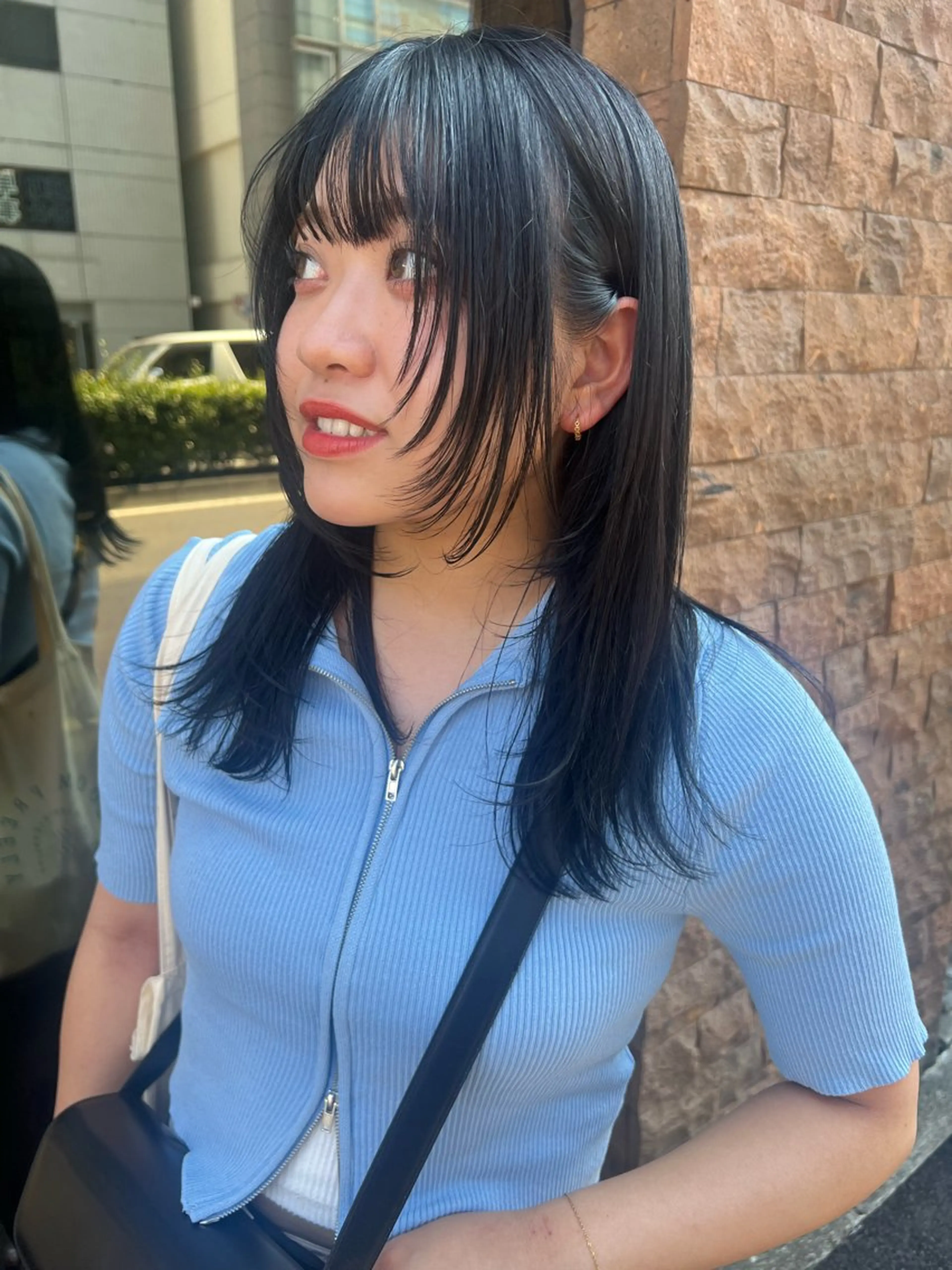 セミロング カラー 高畑 恵莉 👒 暖色 / 艶髪 🧺のヘアスタイル