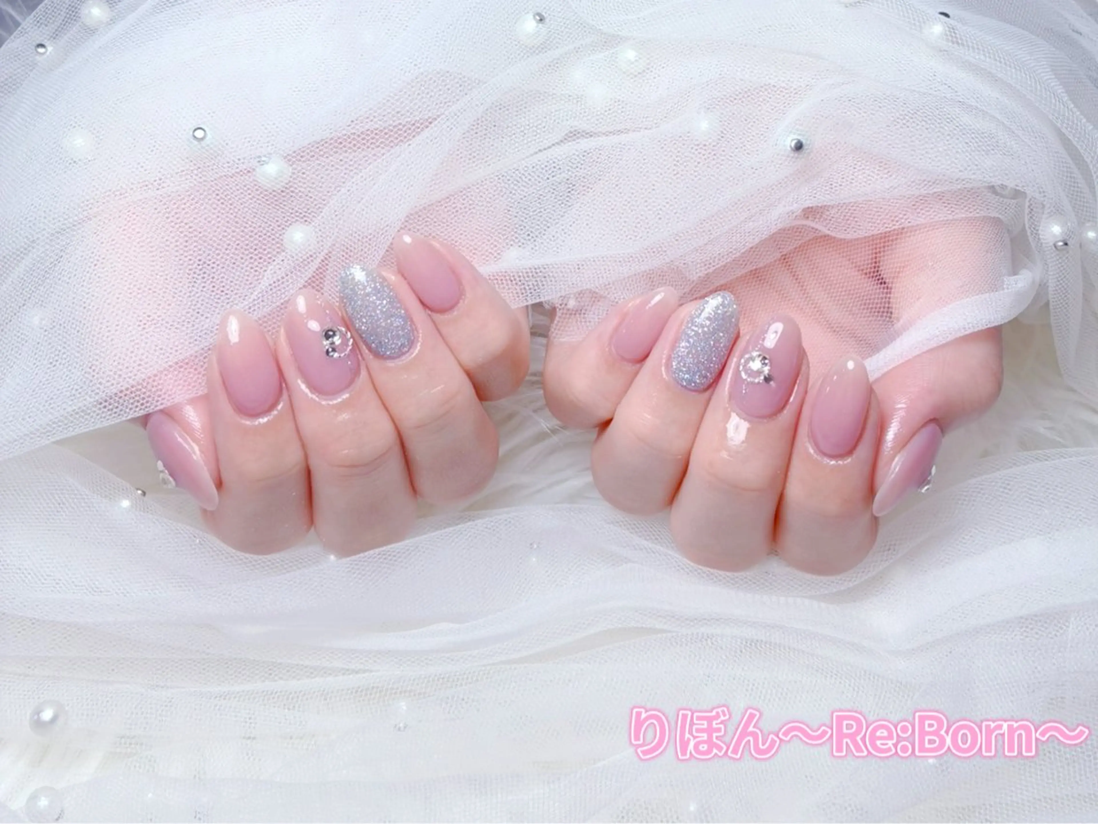 ミディアム りぼん Re:Bonrのネイルデザイン
