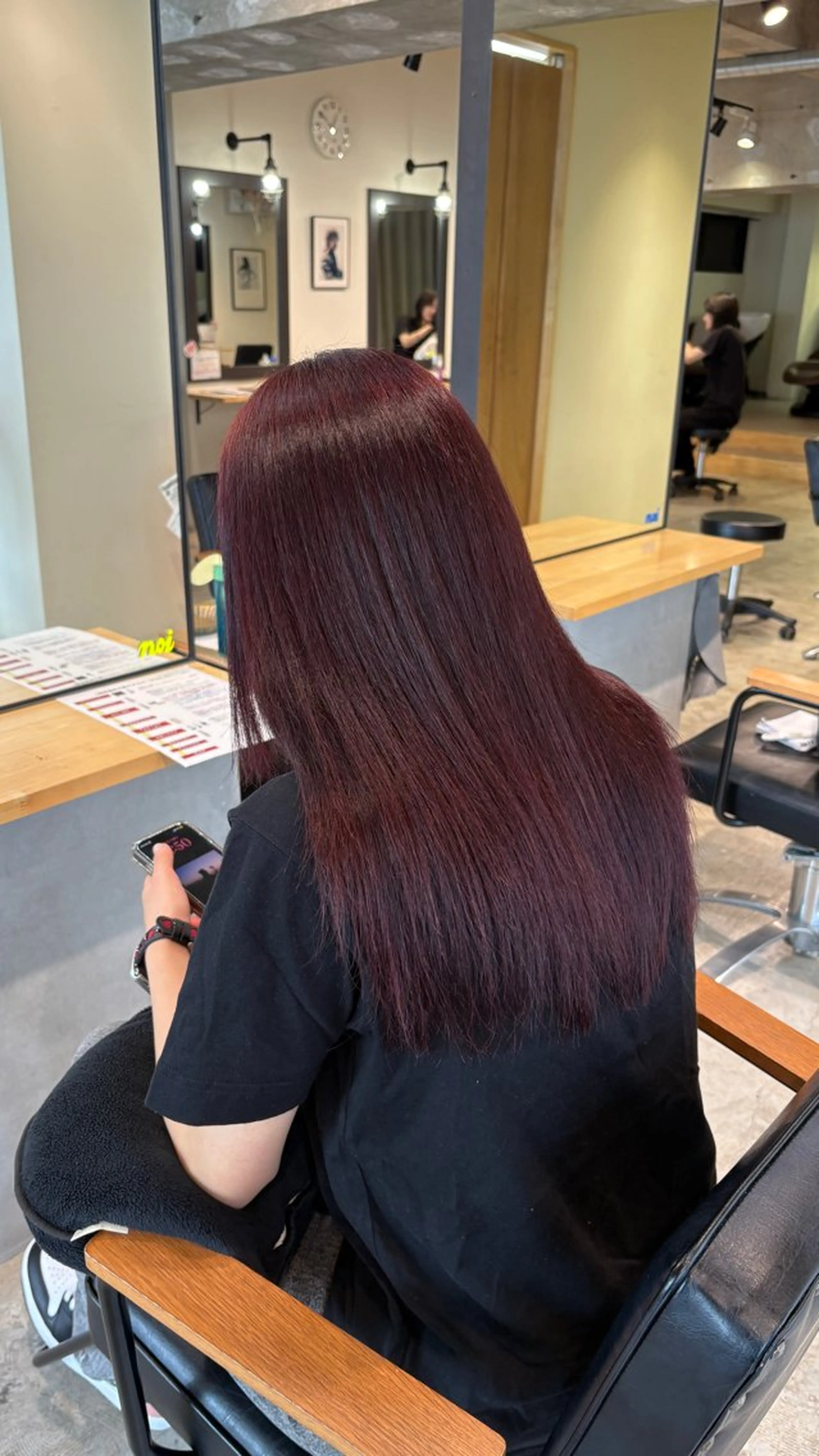 ブリーチなしワンカラーモデル 1,500円✨️の写真