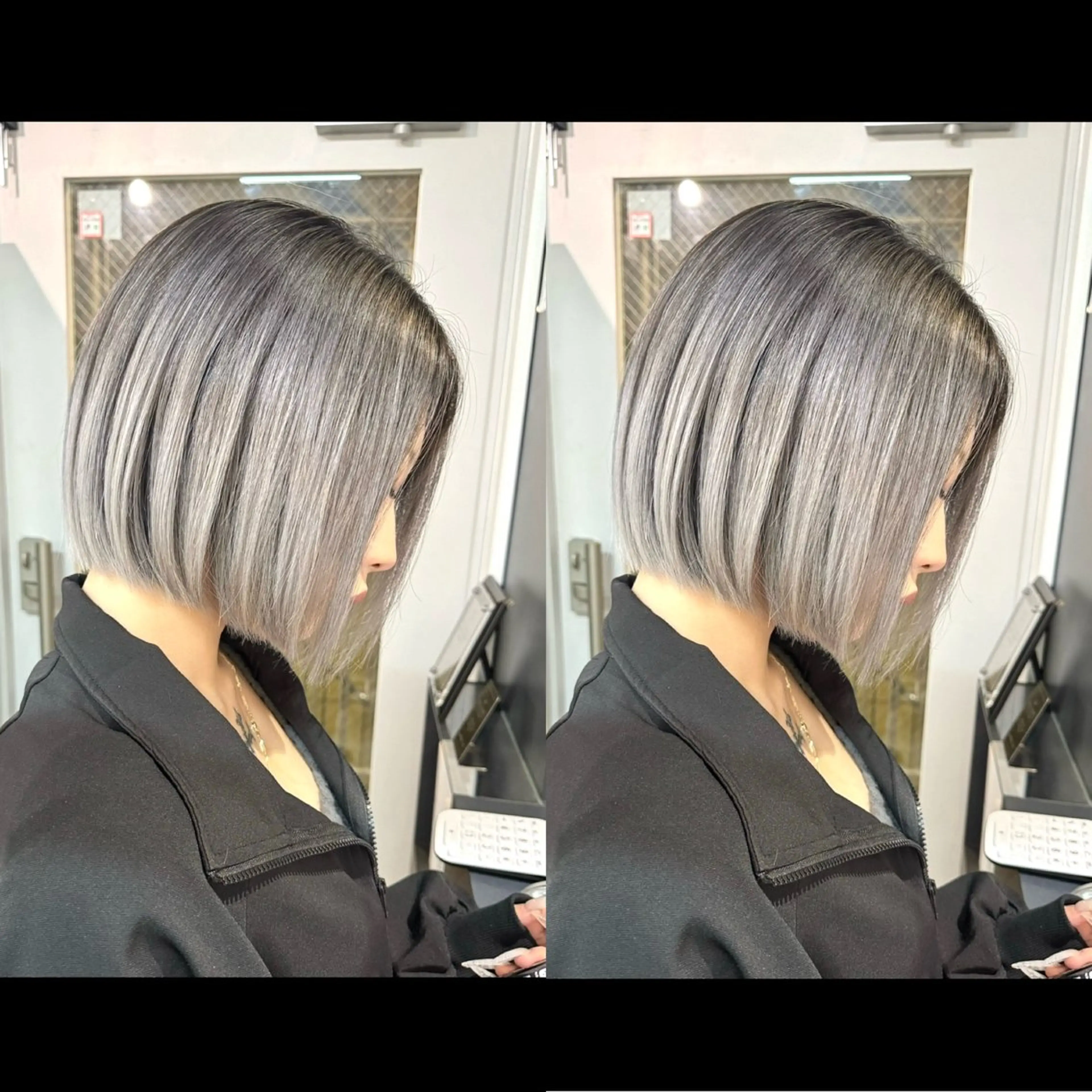 ショート 【店長】プルエクステ ボブ🌈ナツヤのヘアスタイル