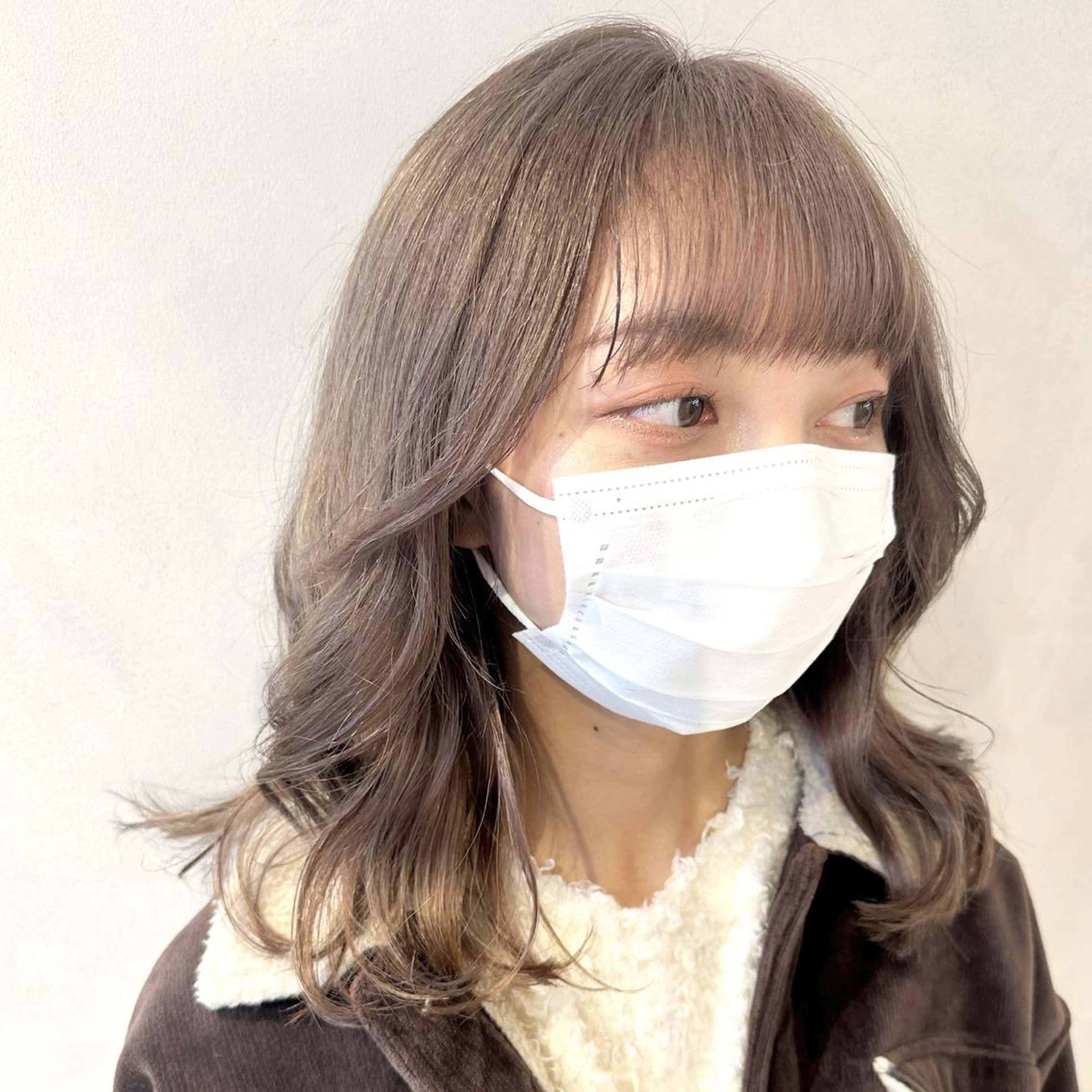 ミディアム カラー カット ヘアカラー トリートメント デザインカラー/パー マ🦖外岡咲希🦖のヘアスタイル