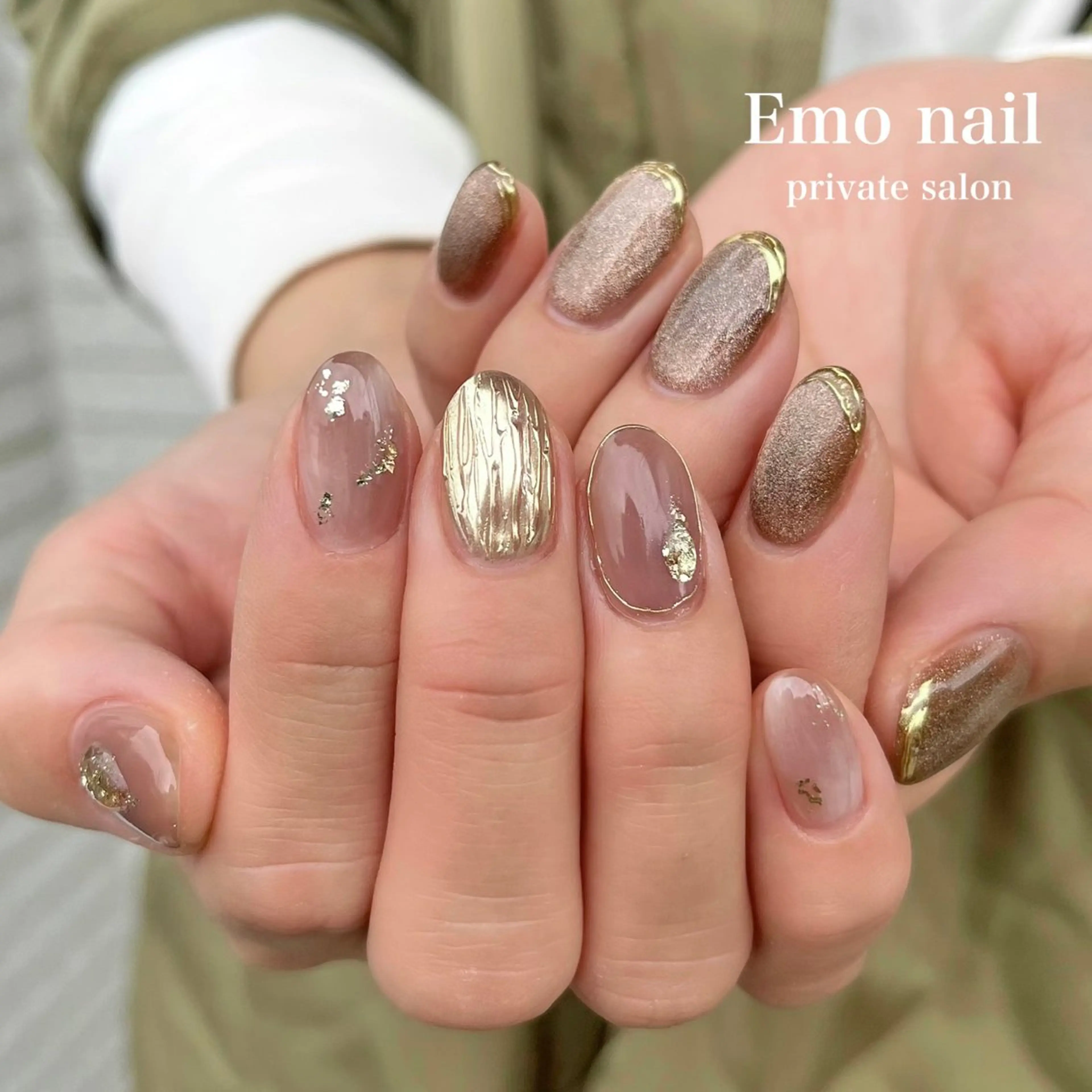 ネイル ハンドネイル Emo nailのネイルデザイン