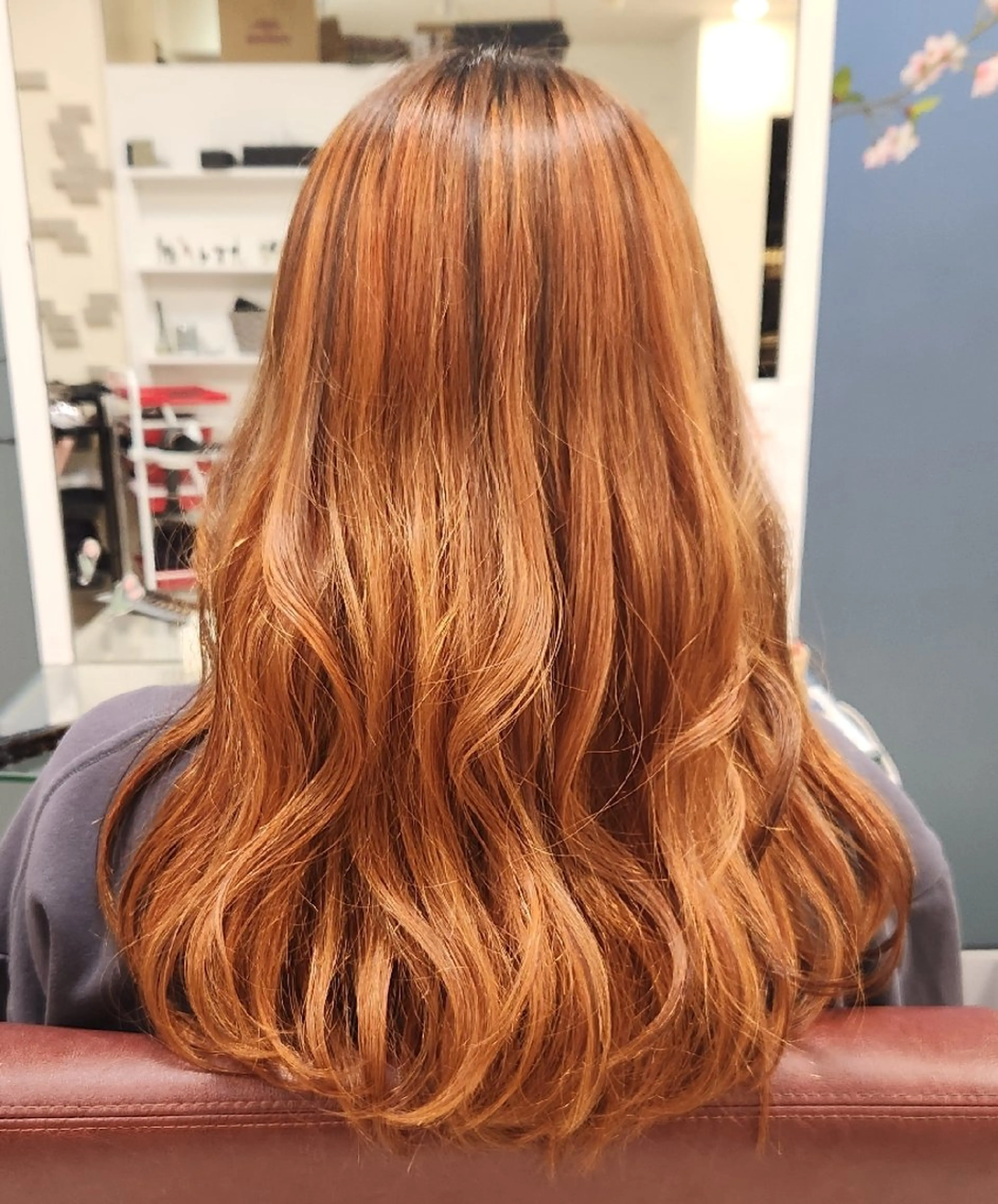 カラー ブラウンカラー オレンジ ヘアカラー ダリー円山店所属・Dali円山☆ 宮内のヘアスタイル