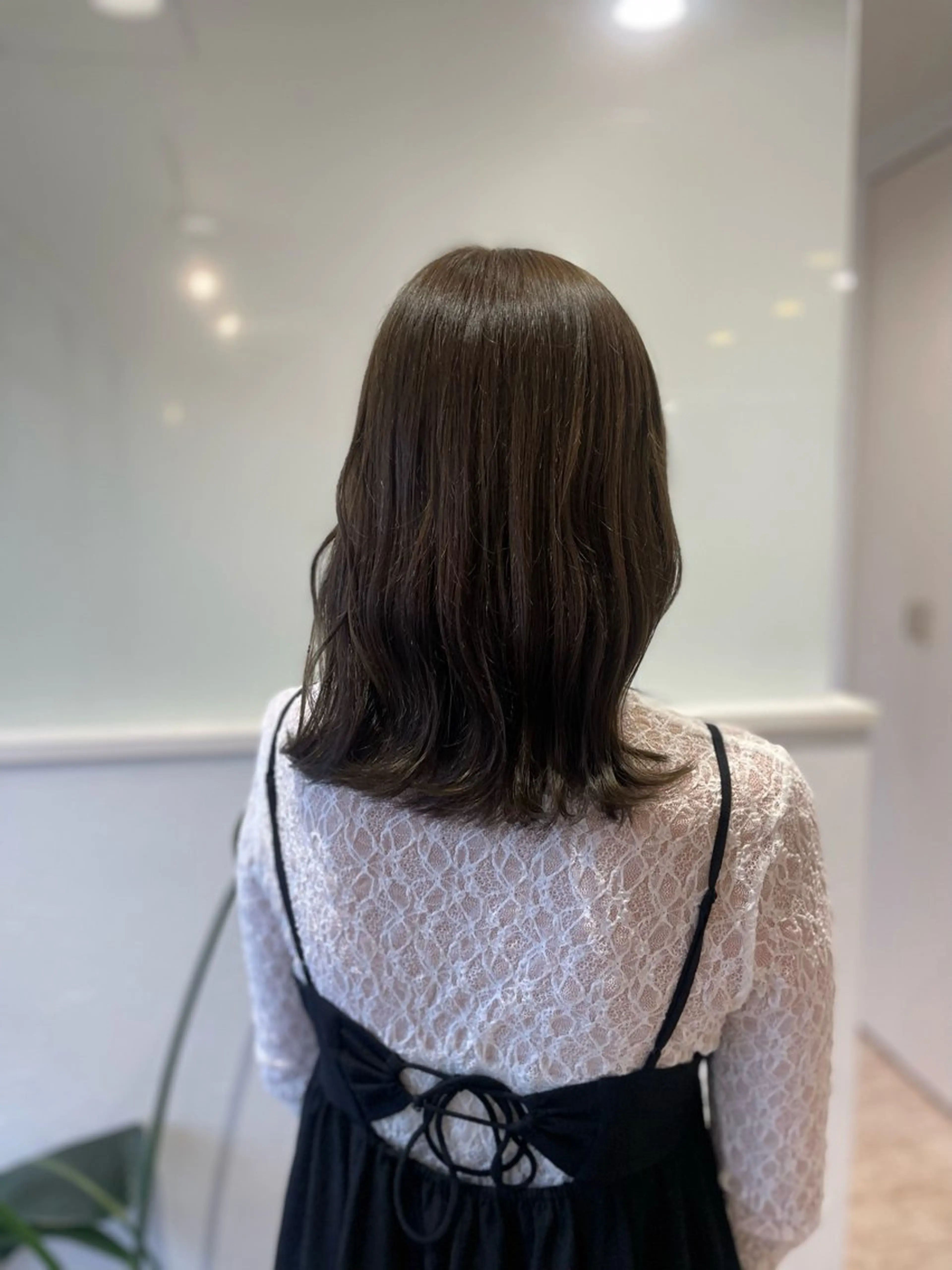 ミディアム ボブ/艶髪 soleilrukaのヘアスタイル