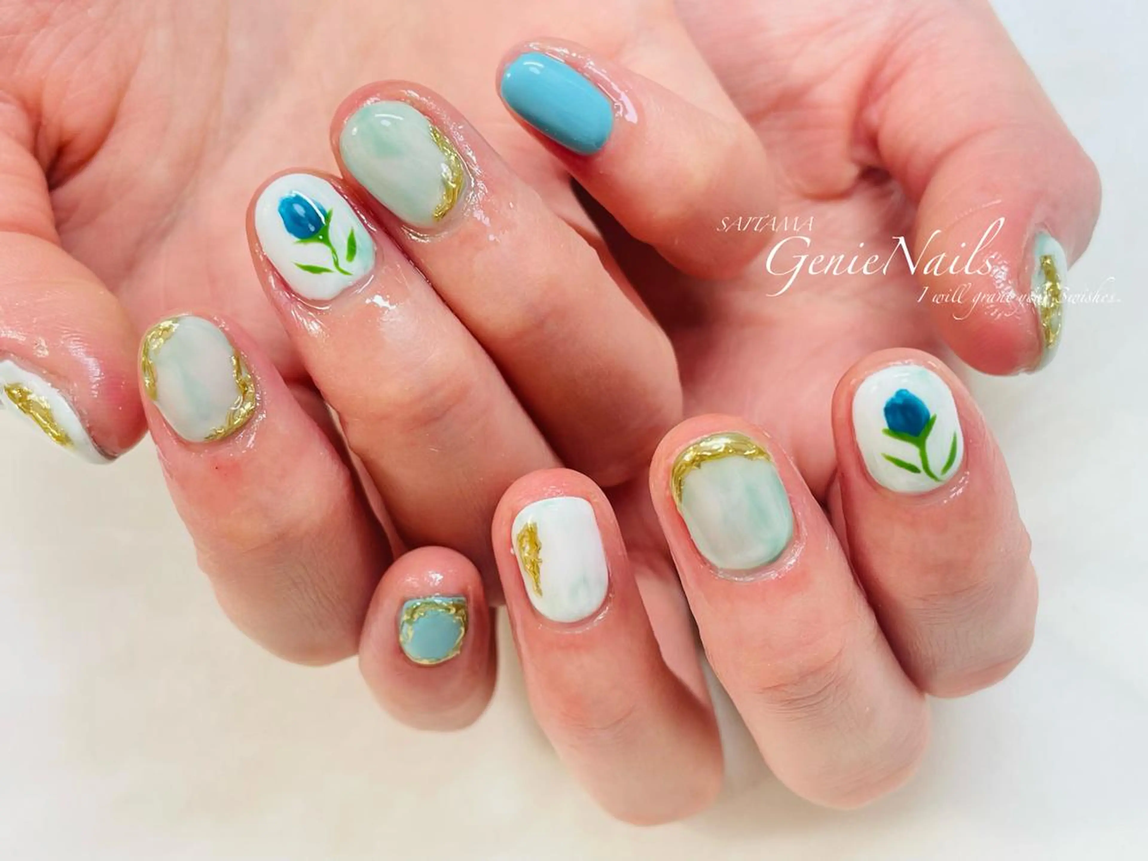 メンズ ネイル アートネイル フットネイル メンズネイル 持ち込み 冬ネイル Genie Nailsのネイルデザイン