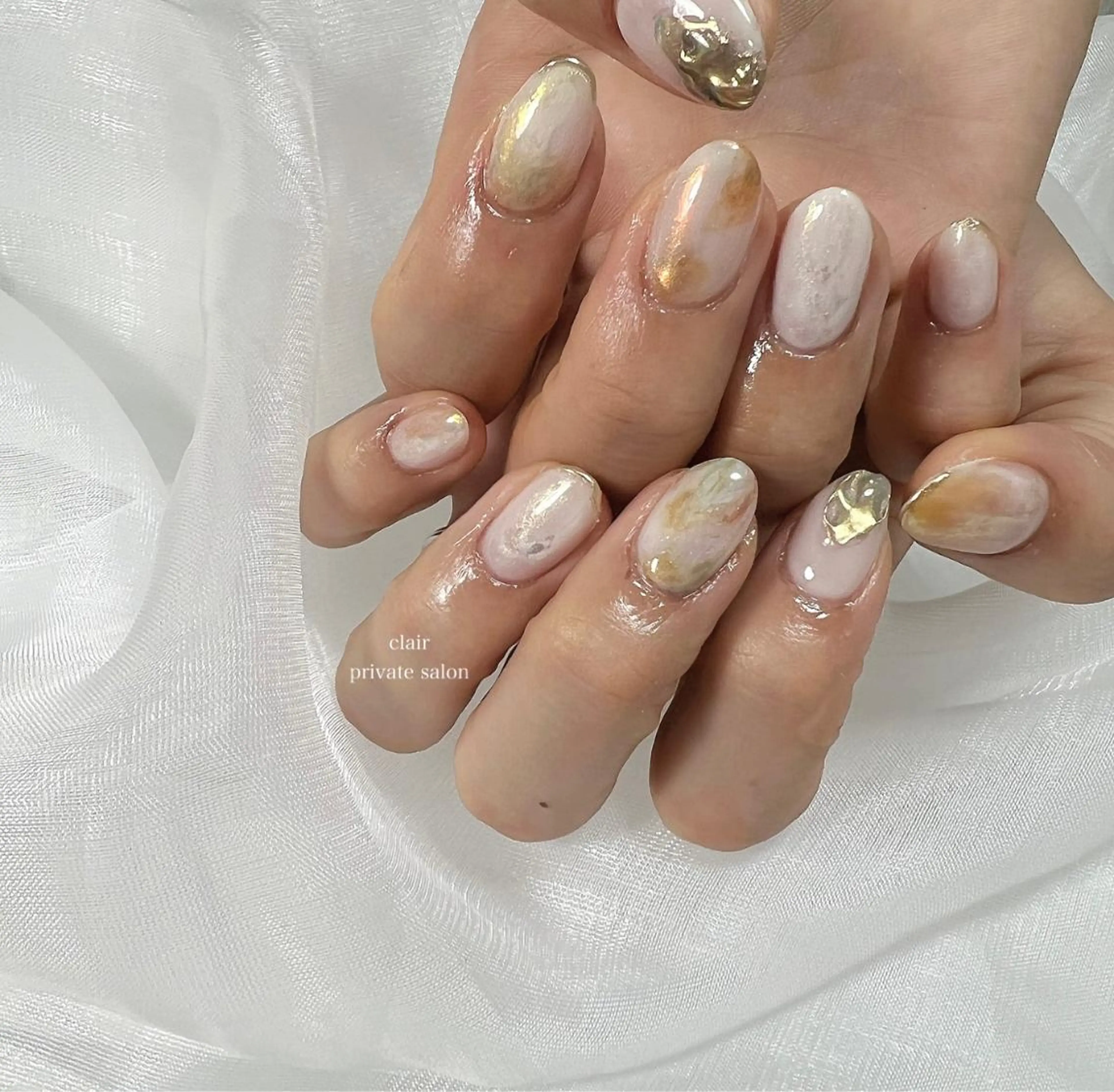 ネイル ハンドネイル ハンドケア nail salon una.のネイルデザイン