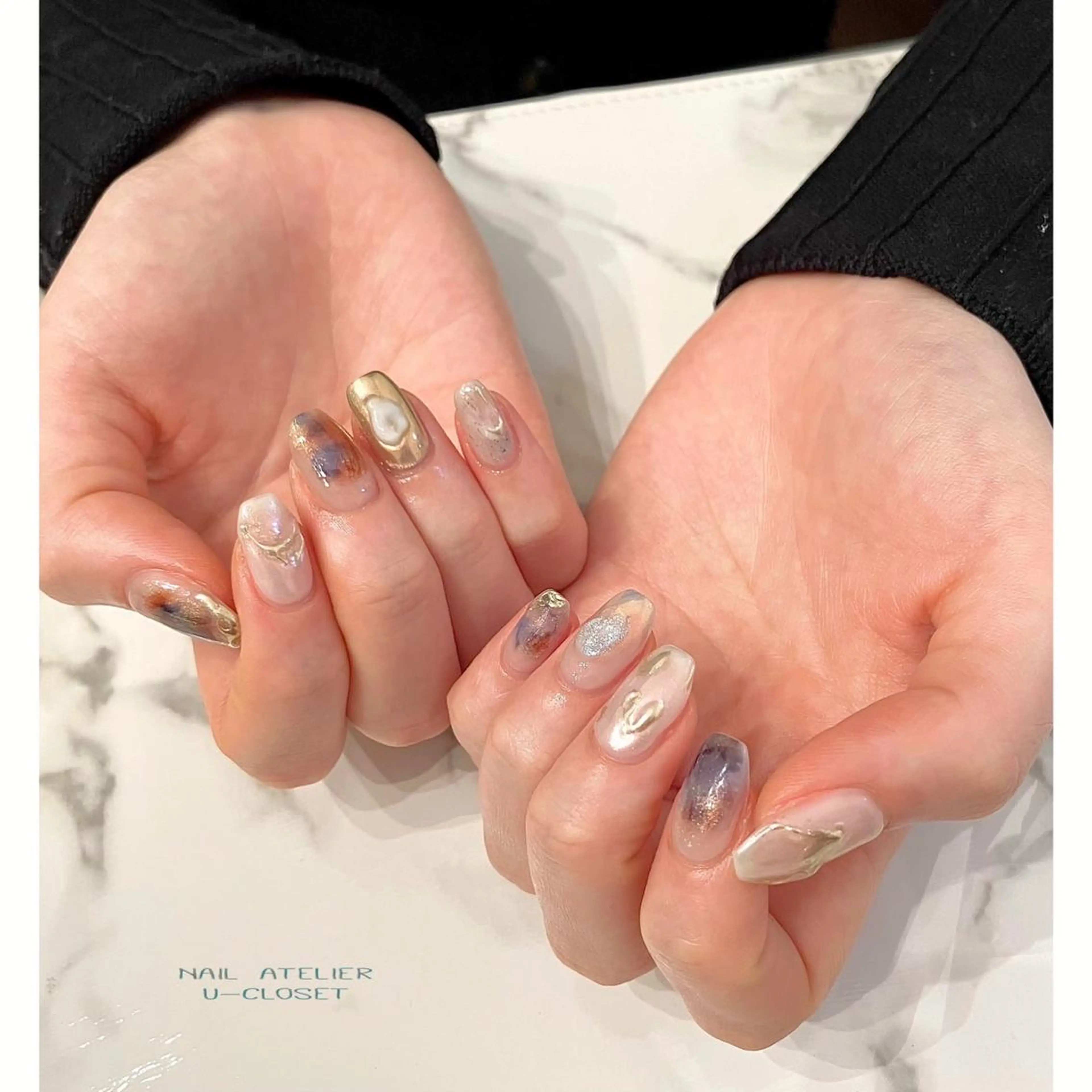 ネイル ハンドネイル u closetのネイルデザイン