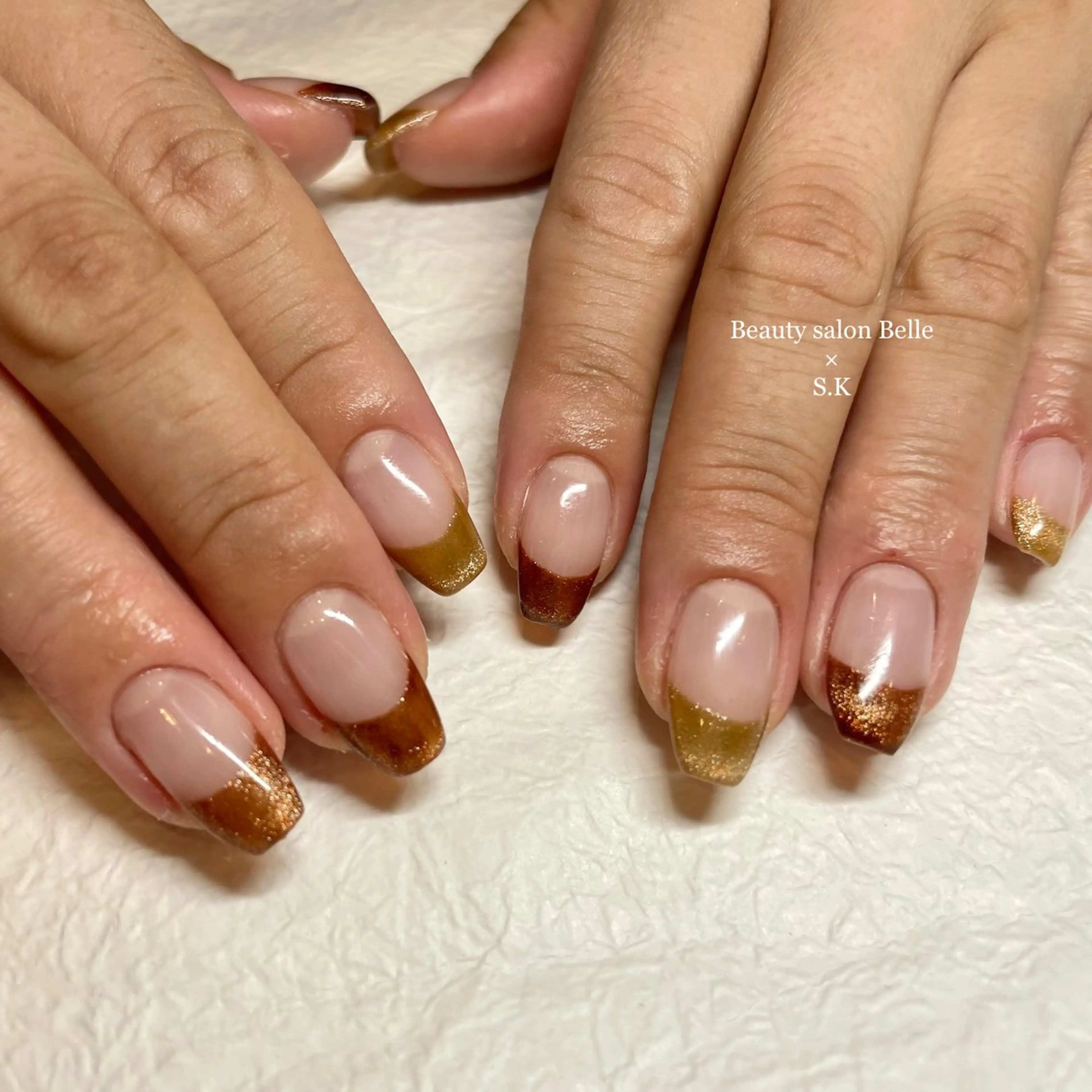 ネイル マグネットネイル ハンドネイル ラヴィアンローズ所属・S. kurumiのネイルデザイン