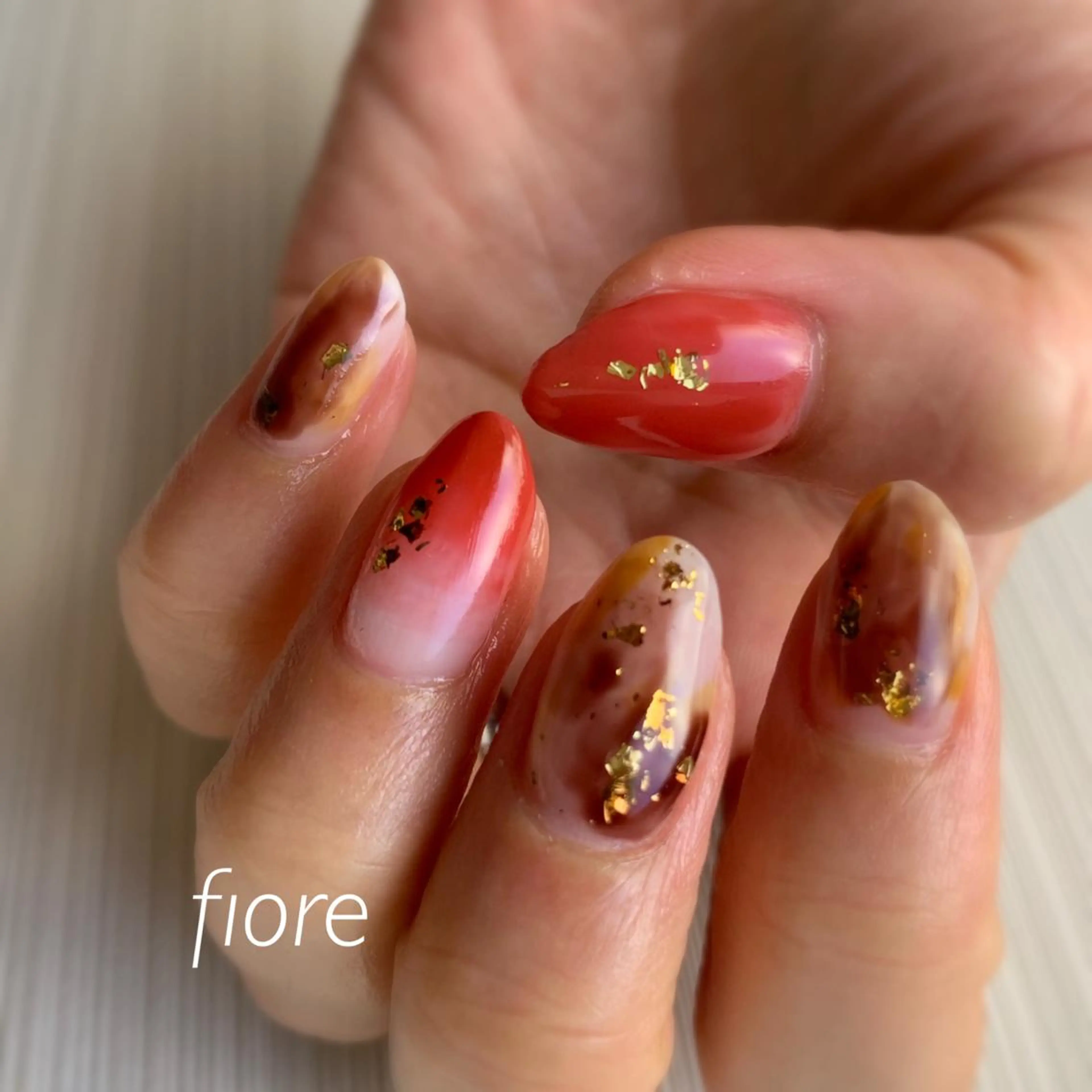 ネイル ニュアンスネイル フィオーレ fiore所属・fiore みゆきのネイルデザイン