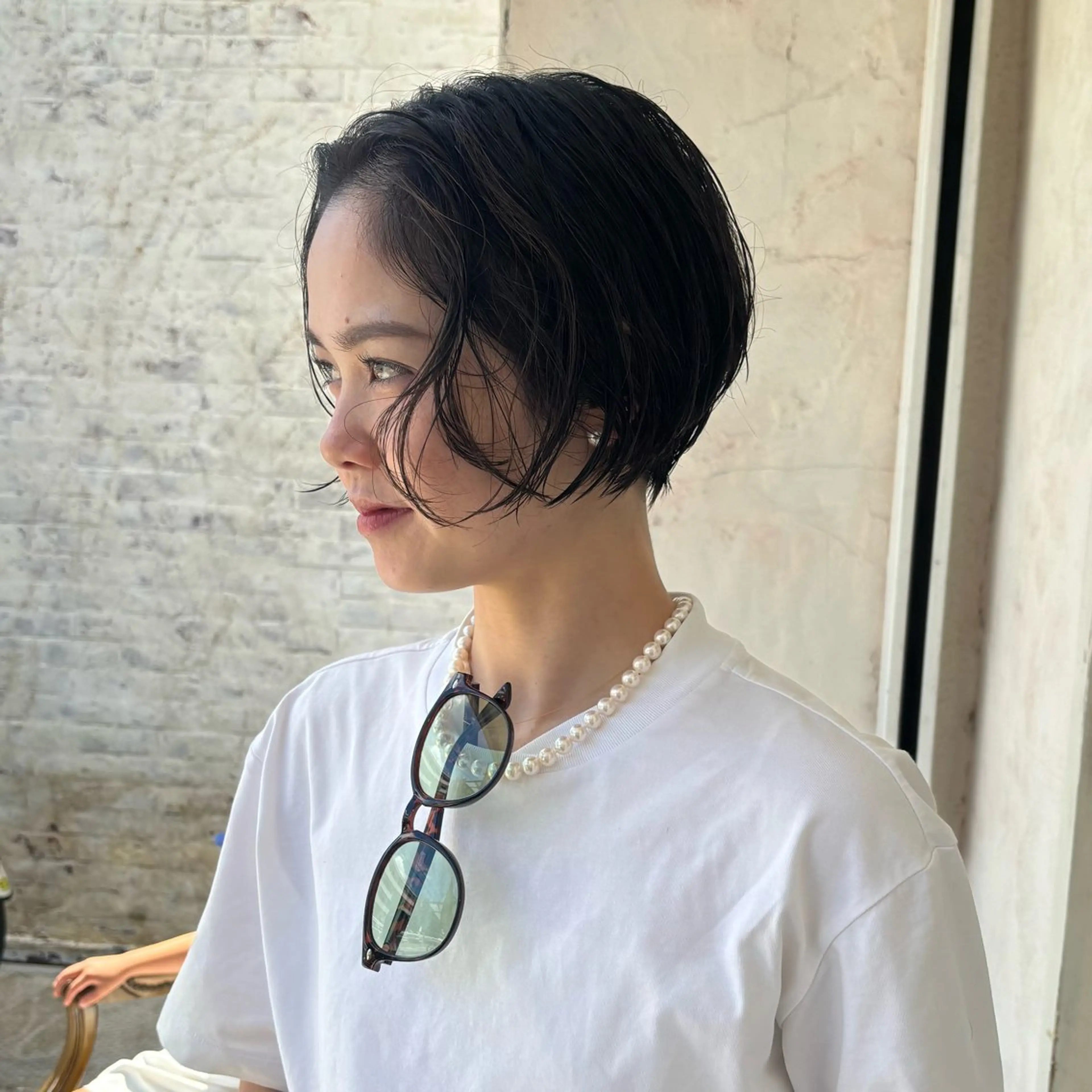 ショート カラー カット ヘアカラー riffdesign labo帝塚山/竹井のヘアスタイル