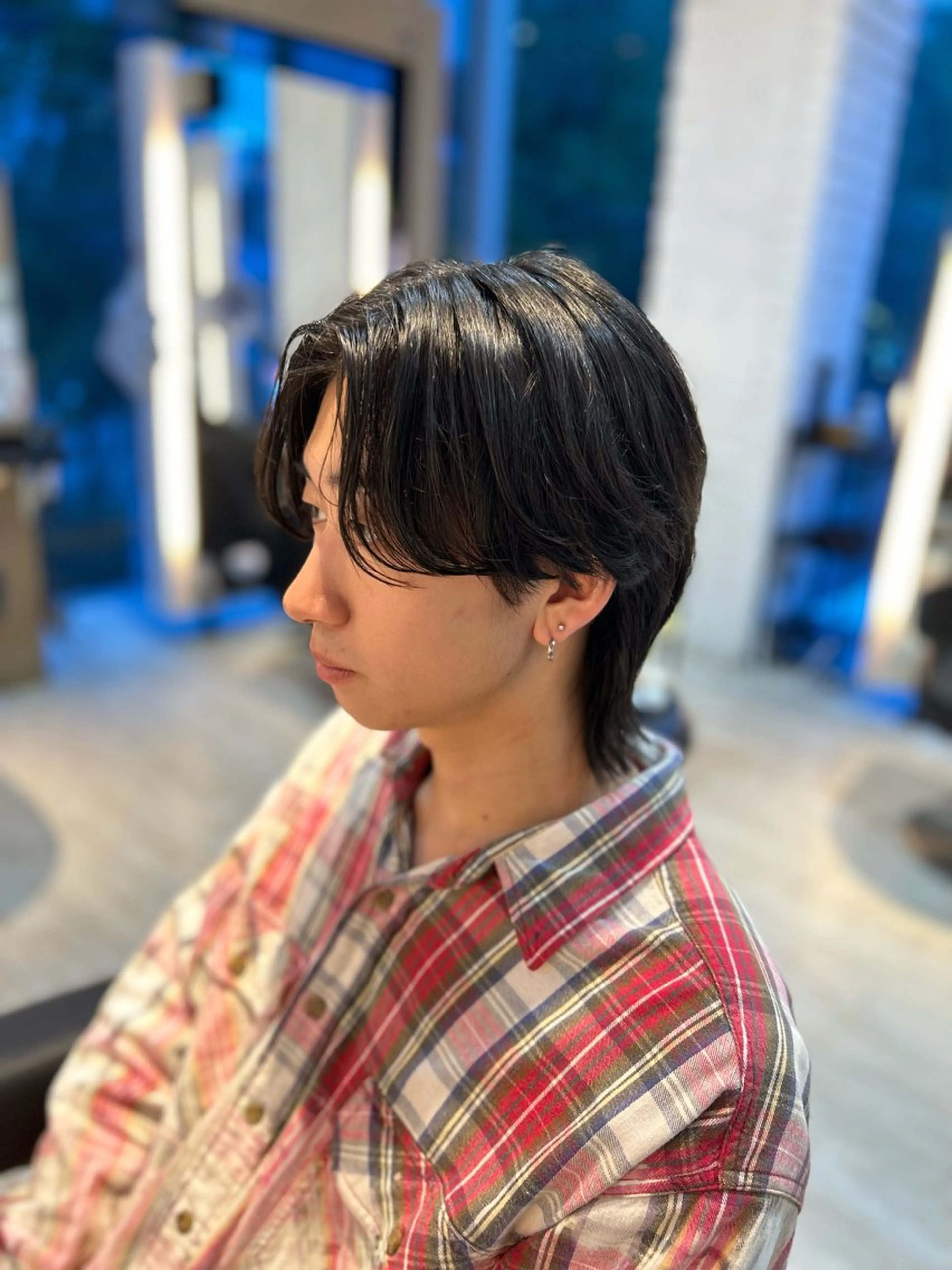 ショート パーマ メンズ メンズブリーチ メンズパーマ カット パーマ 柿原啓登【メンズパー マ/ハイトーン】のヘアスタイル