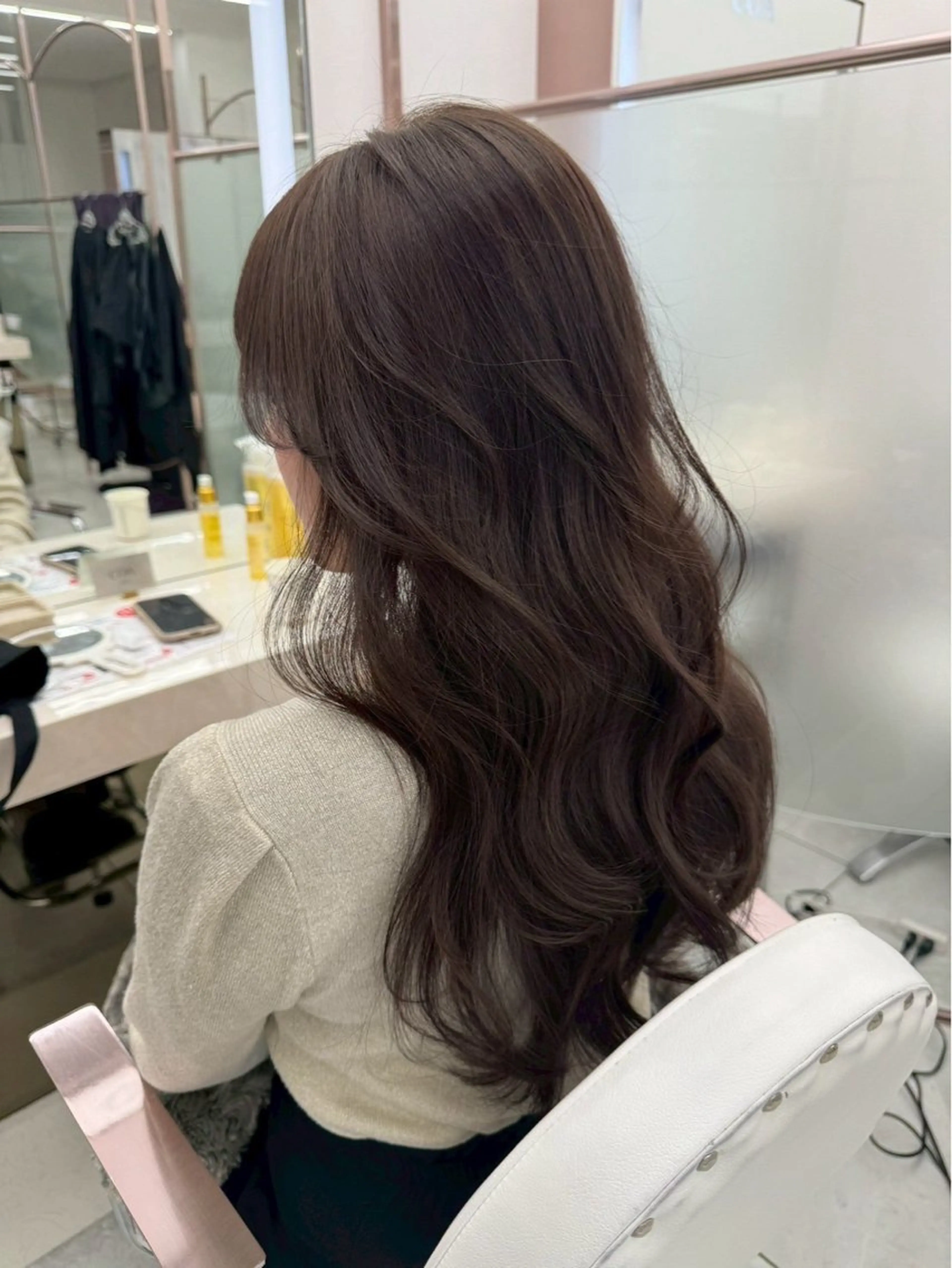 カラー 透明感カラー🫧銀座 sana໒꒱· ﾟのヘアスタイル