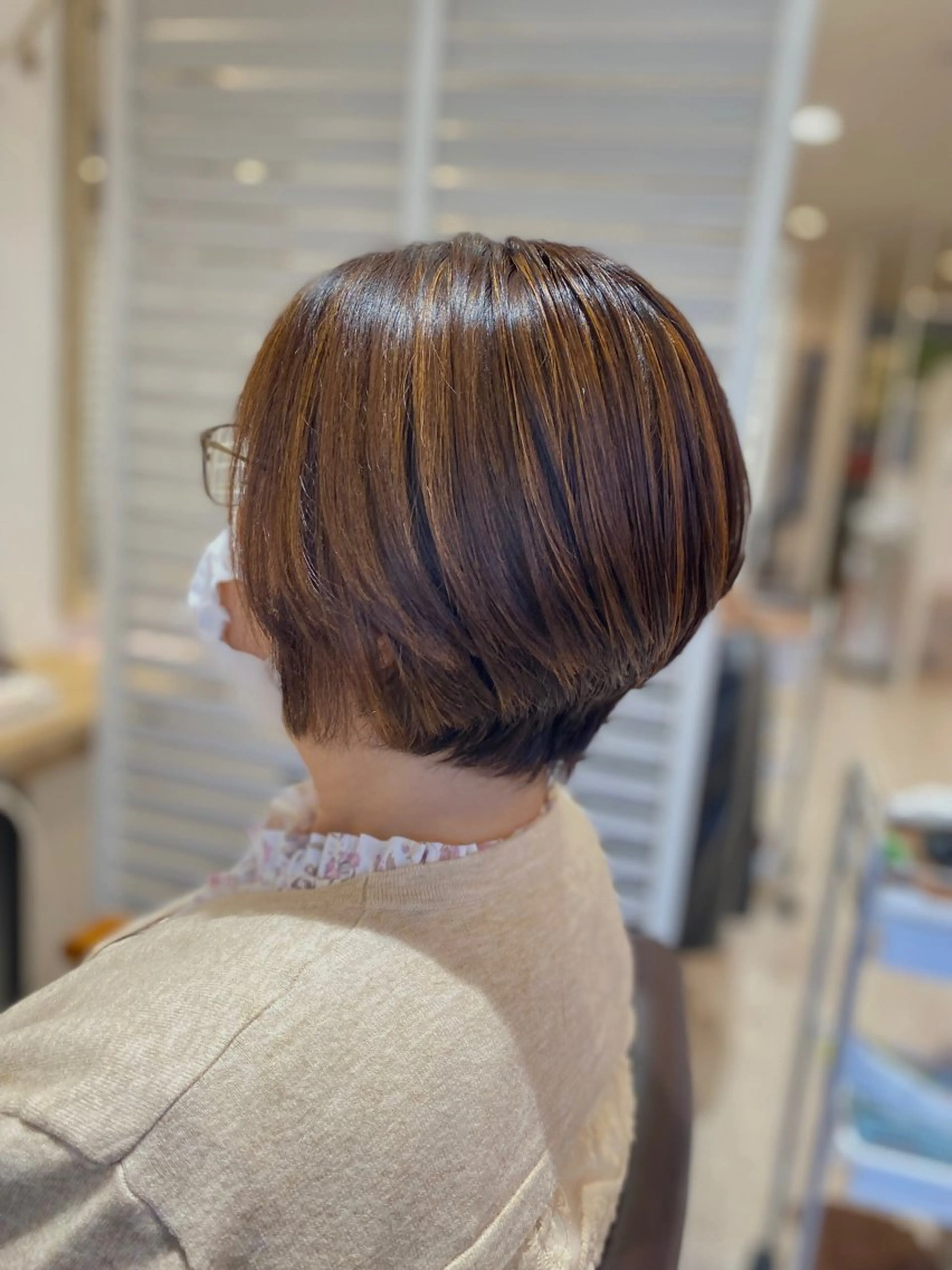 ショート カラー 平山 晴香のヘアスタイル