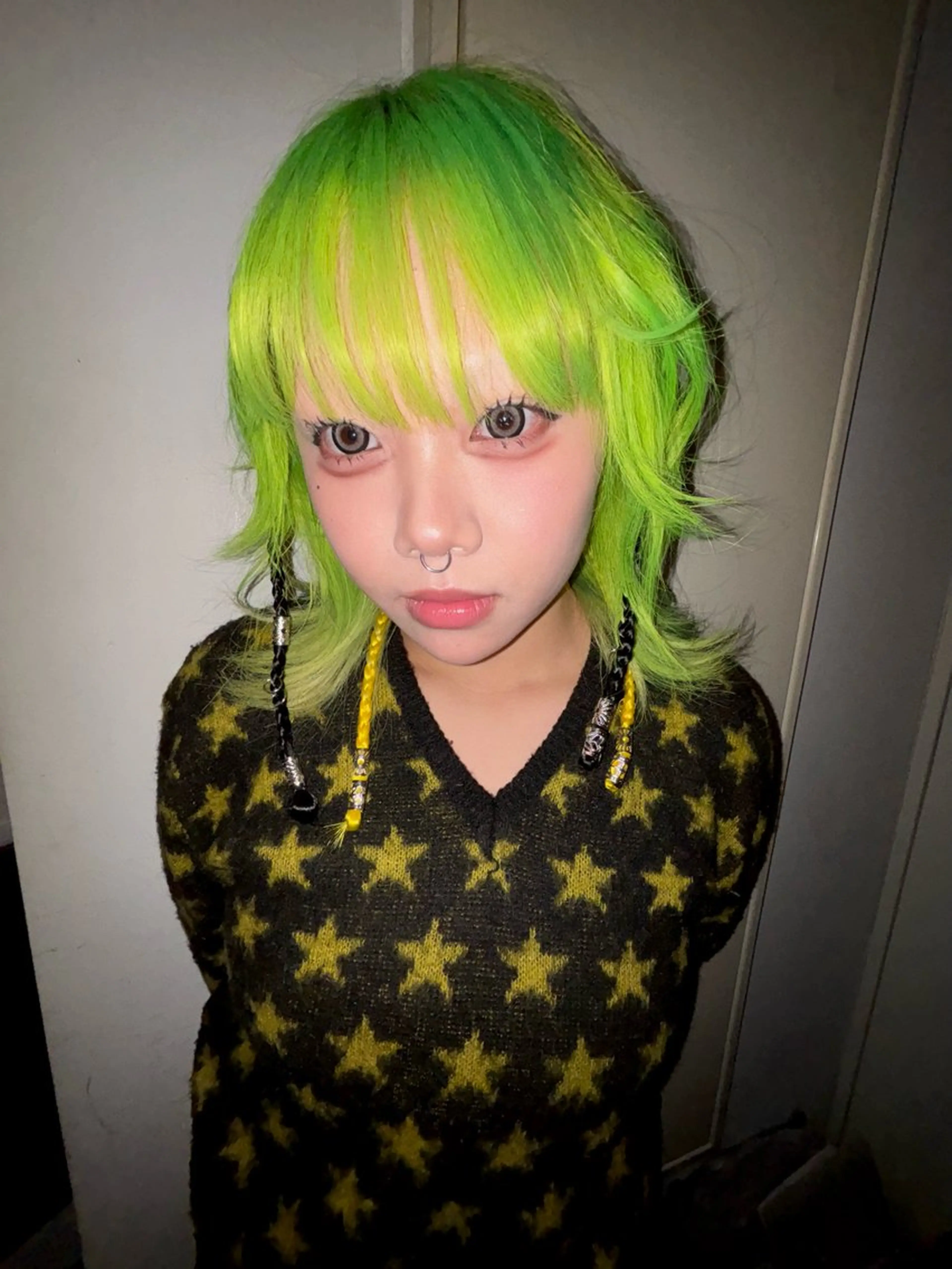 カラー ヘアアレンジ MEYHAIR/CURLYS所属・IO/ブリーチカラー /メンズヘアのヘアスタイル