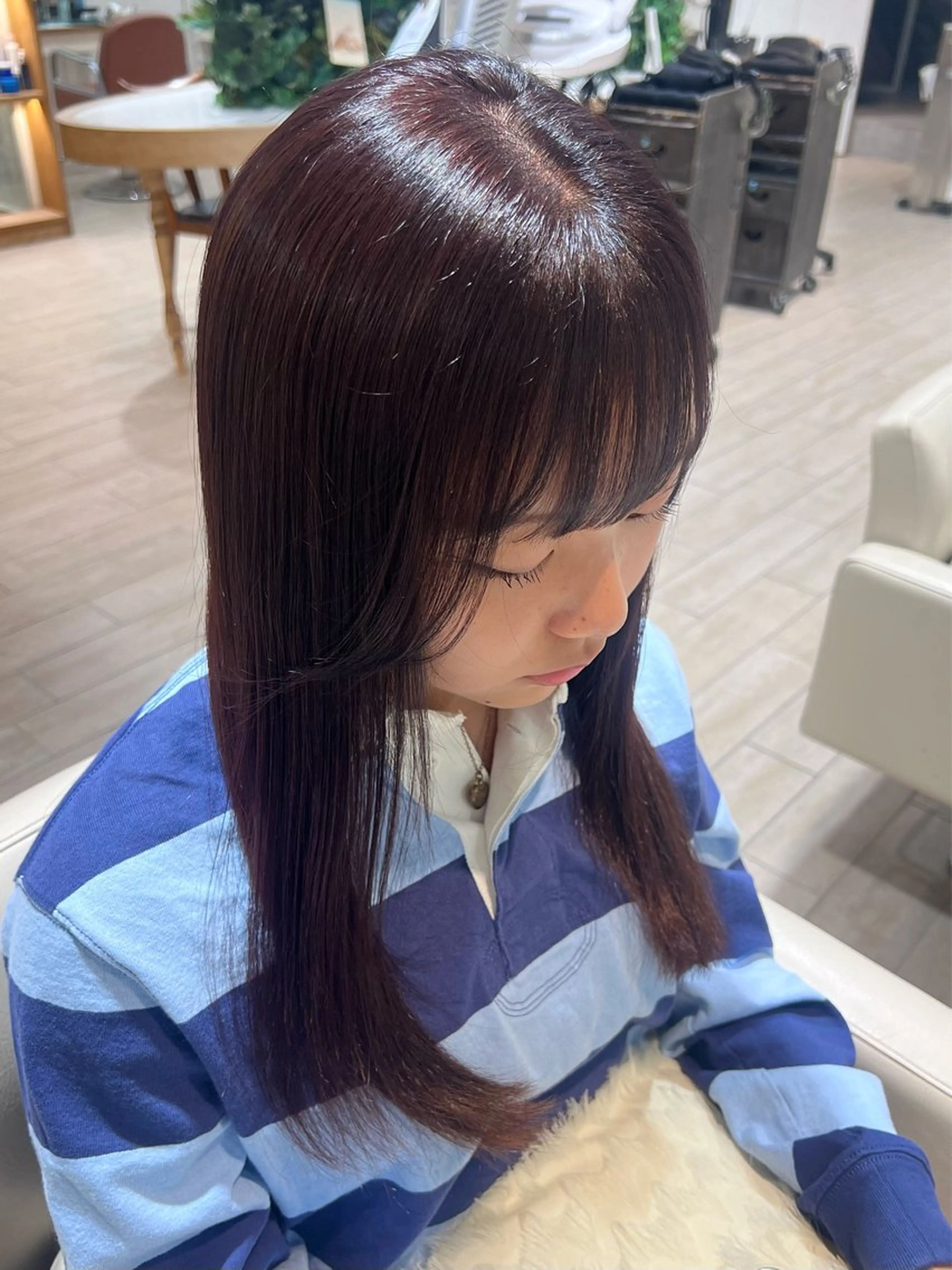 セミロング カラー ୨୧color୨୧ ちひろのヘアスタイル