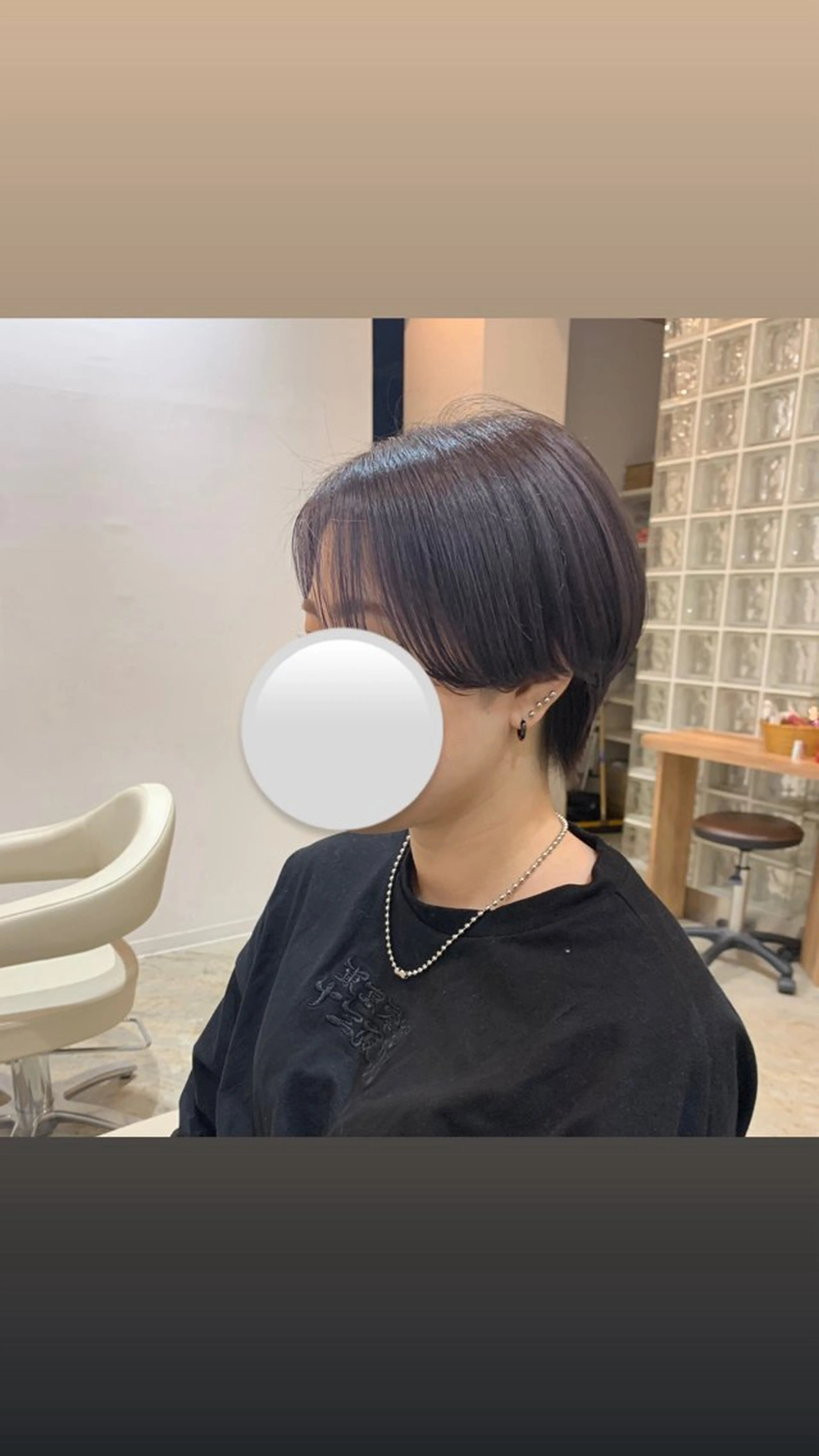 ショート ショートヘア カット ヘアカラー SOMEDAY Lx所属・佐藤 優里のヘアスタイル