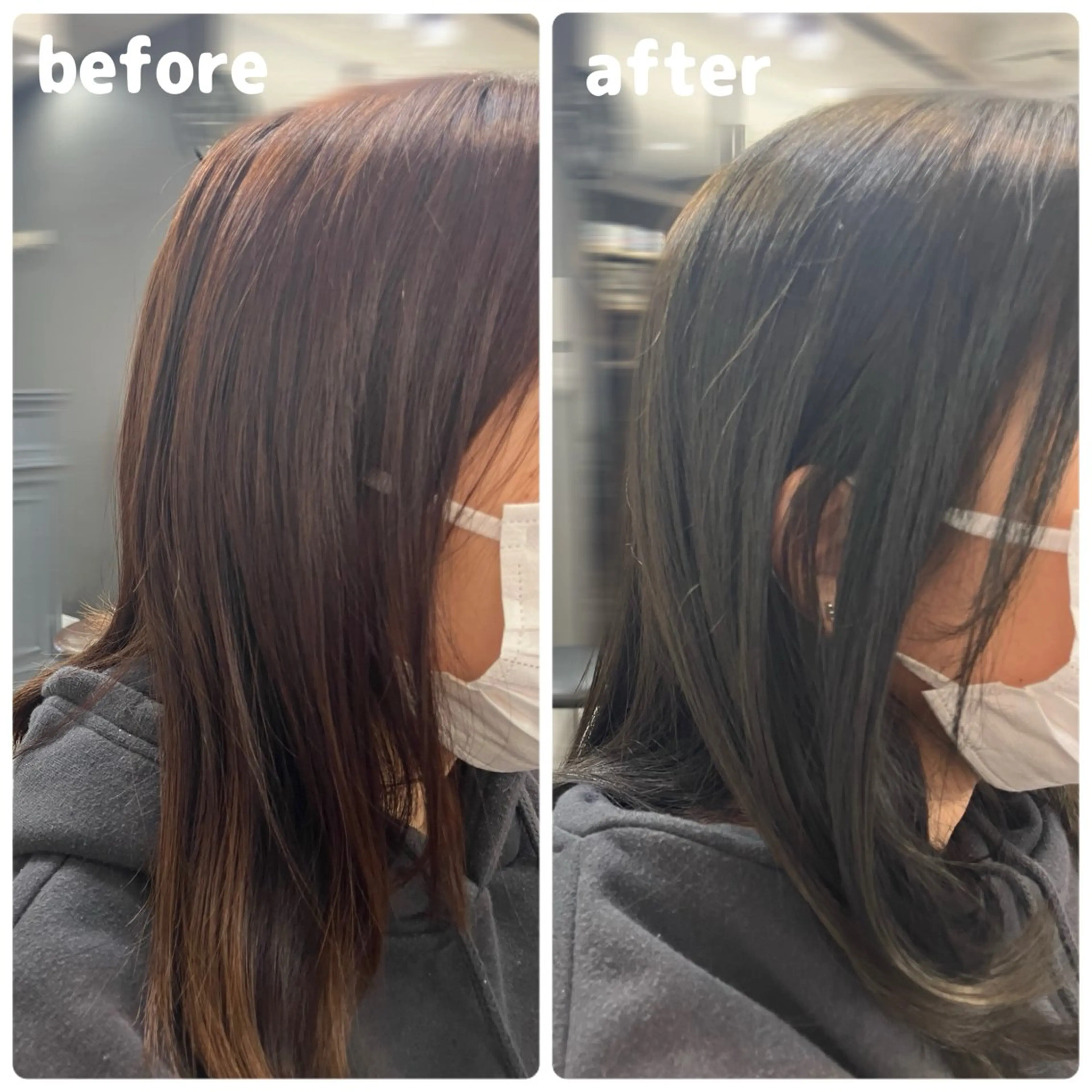 ロング カラー 透明感カラー グレージュ ヘアカラー LaLa Zipangu所属・モデル募集/lala _osawa🐳🫧のヘアスタイル