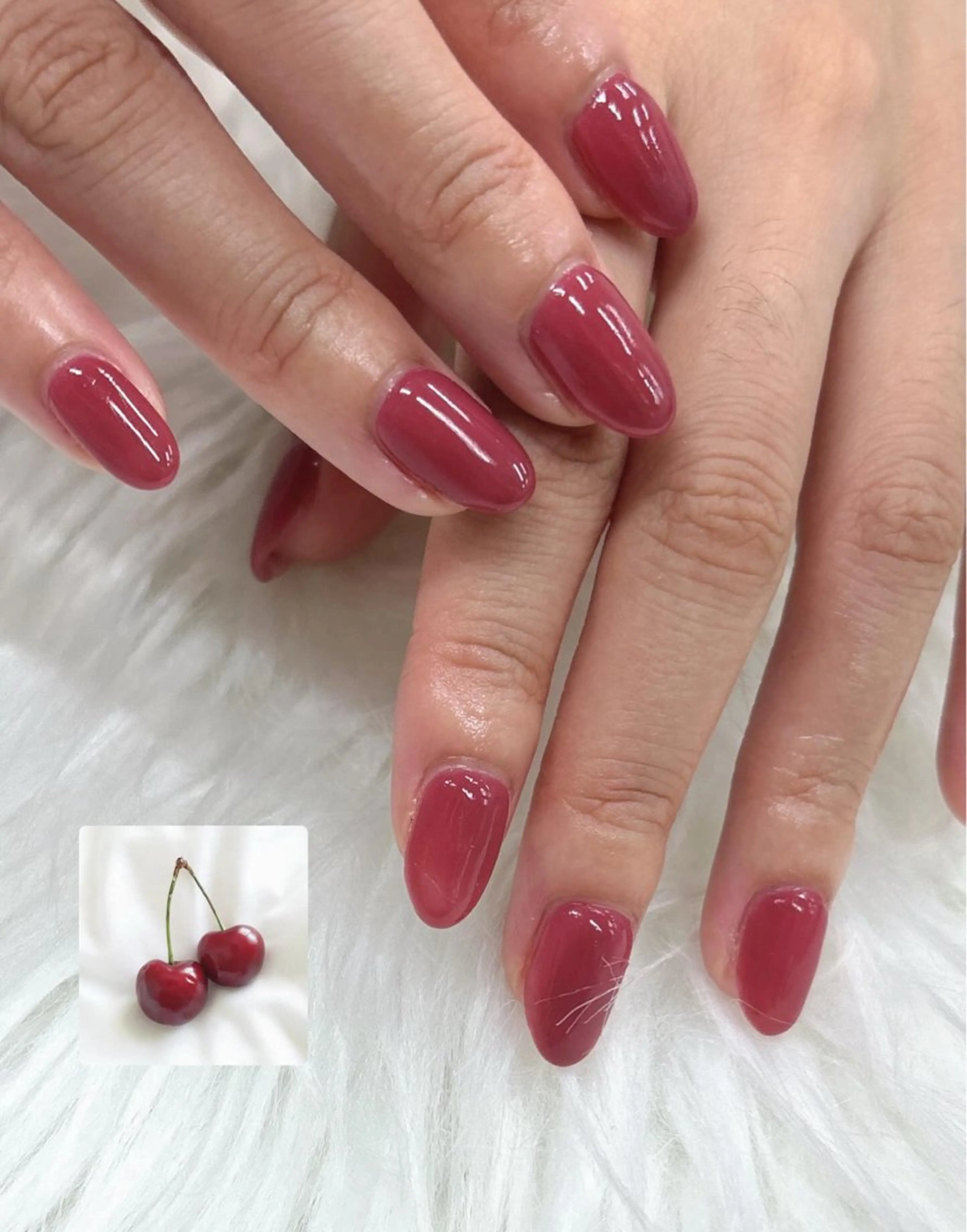 ネイル ワンカラーネイル Mink Style駒沢店所属・矢崎 愛のネイルデザイン