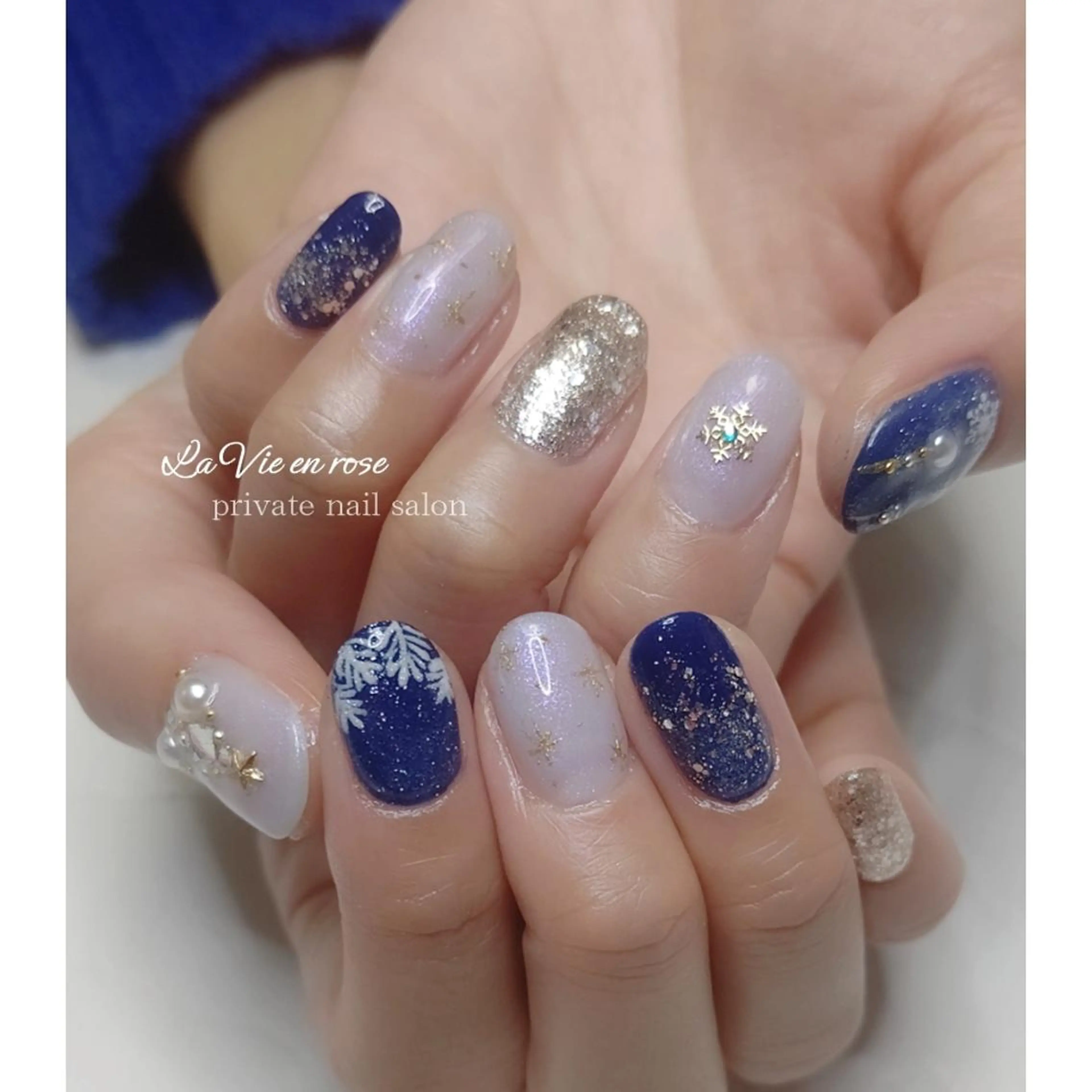 ネイル ラヴィアン ローズのネイルデザイン