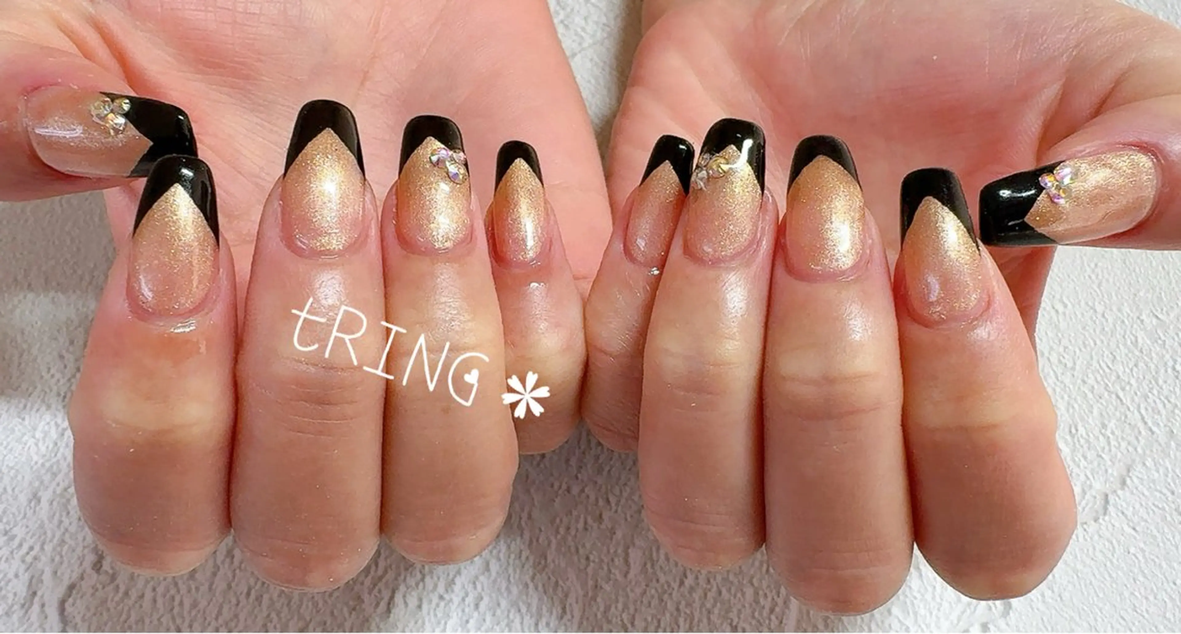 ネイル ハンドネイル tRING＊ しいの木台のネイルデザイン
